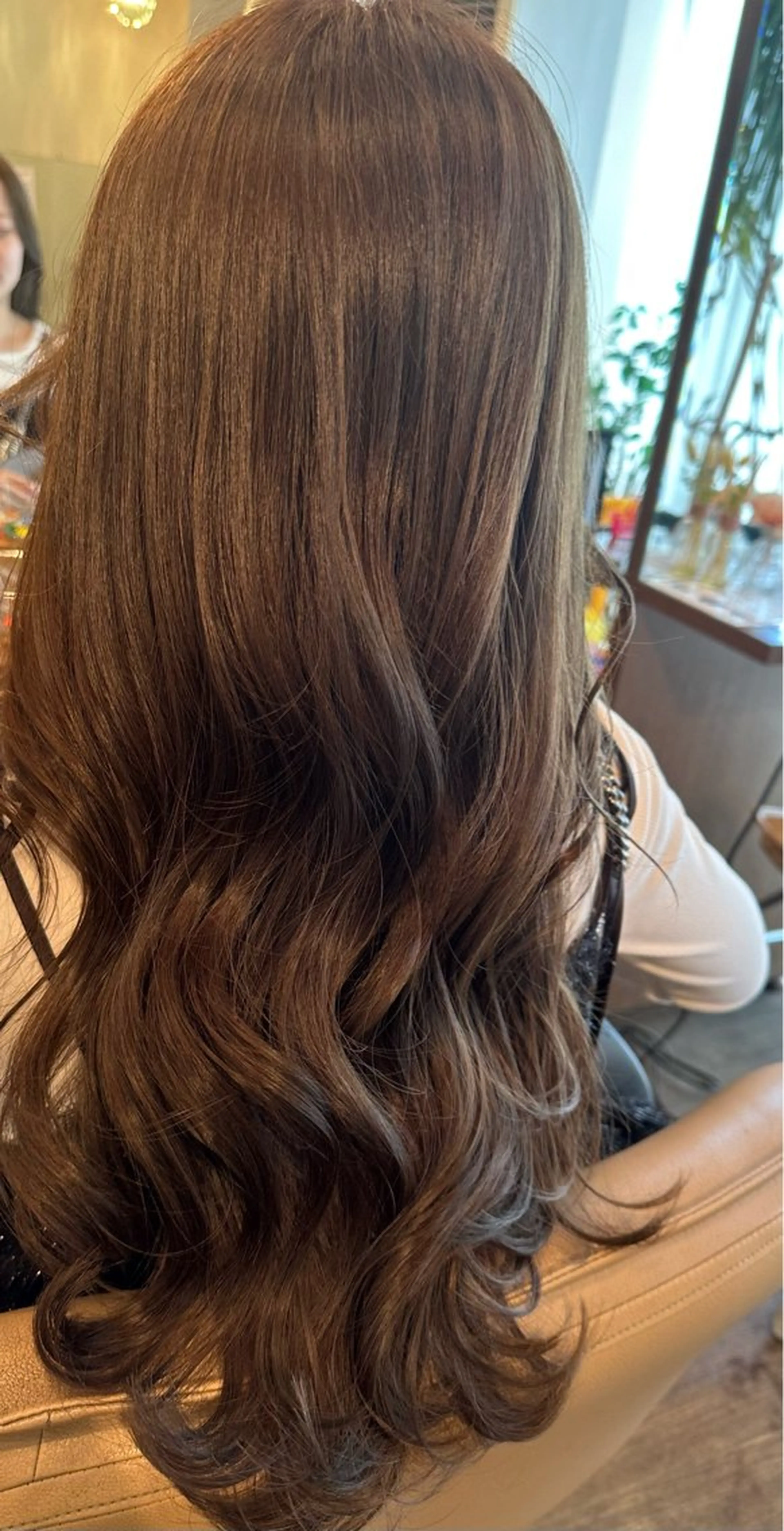 ロング カラー カット ヘアカラー トリートメント coupe ciseauxのヘアスタイル