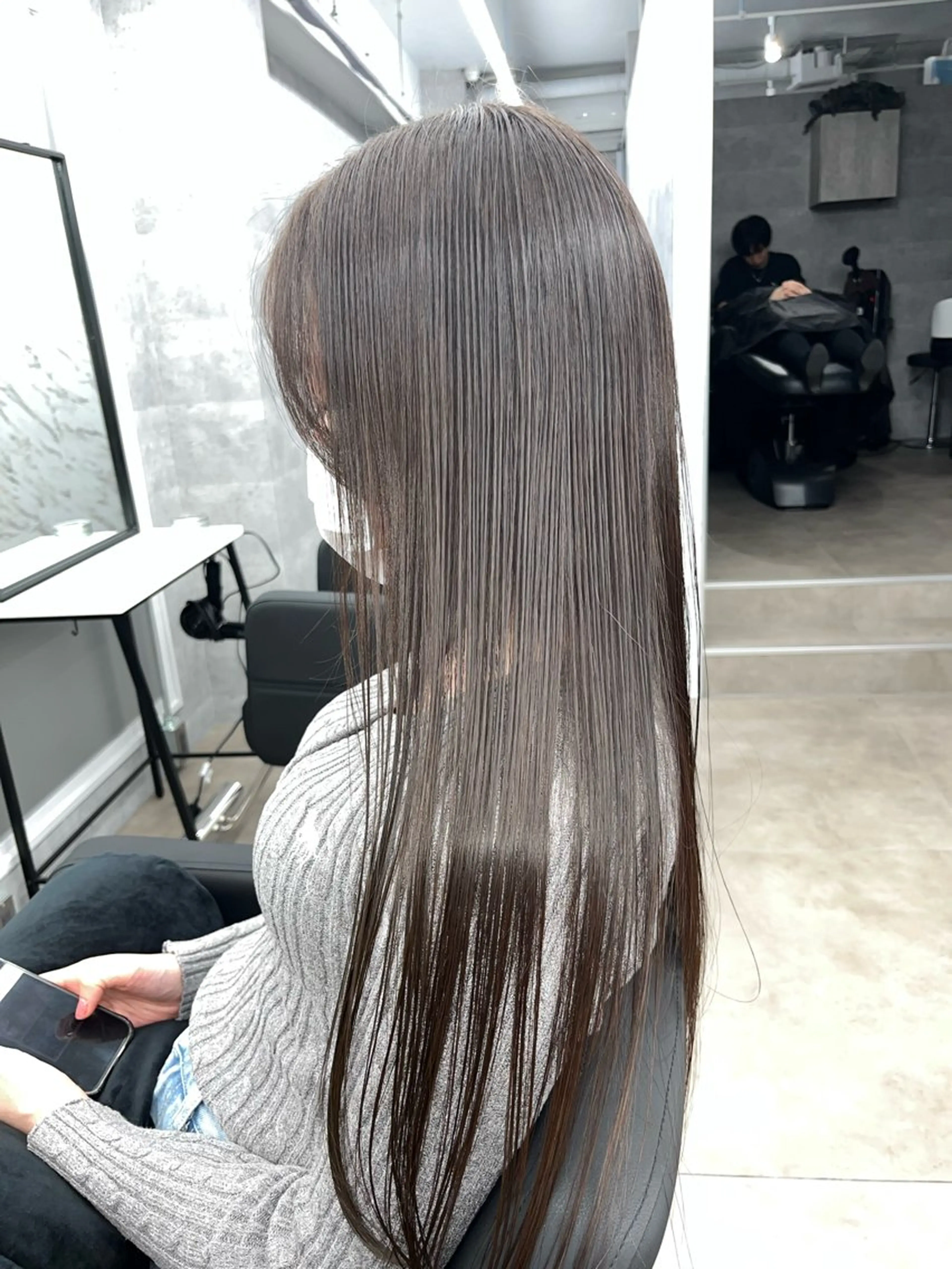 ロング カラー パーマ 🌈艶髪/髪質改善 新宿itouのヘアスタイル