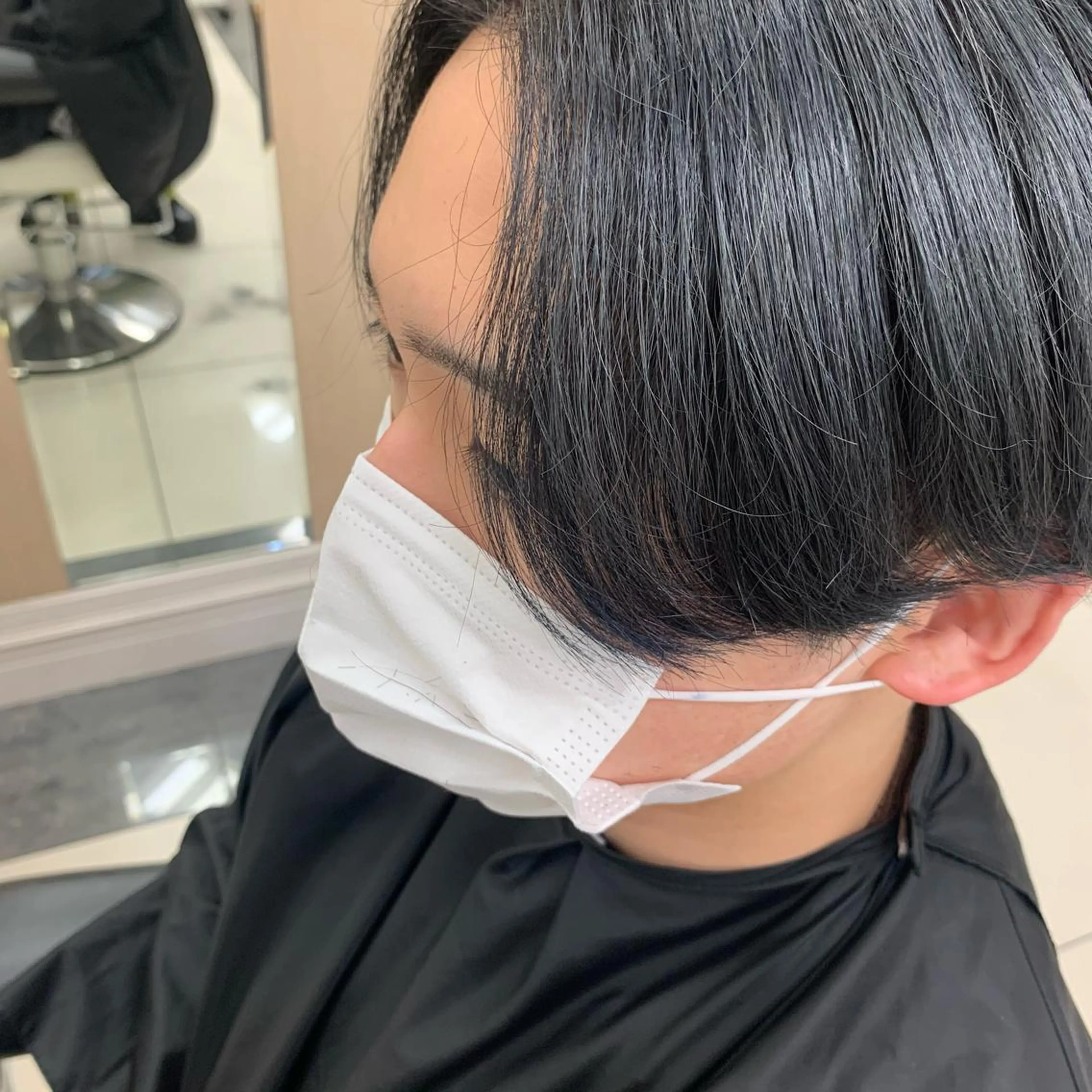 ショート カラー メンズ カット ヘアカラー トリートメント ウスイ ハルカのヘアスタイル