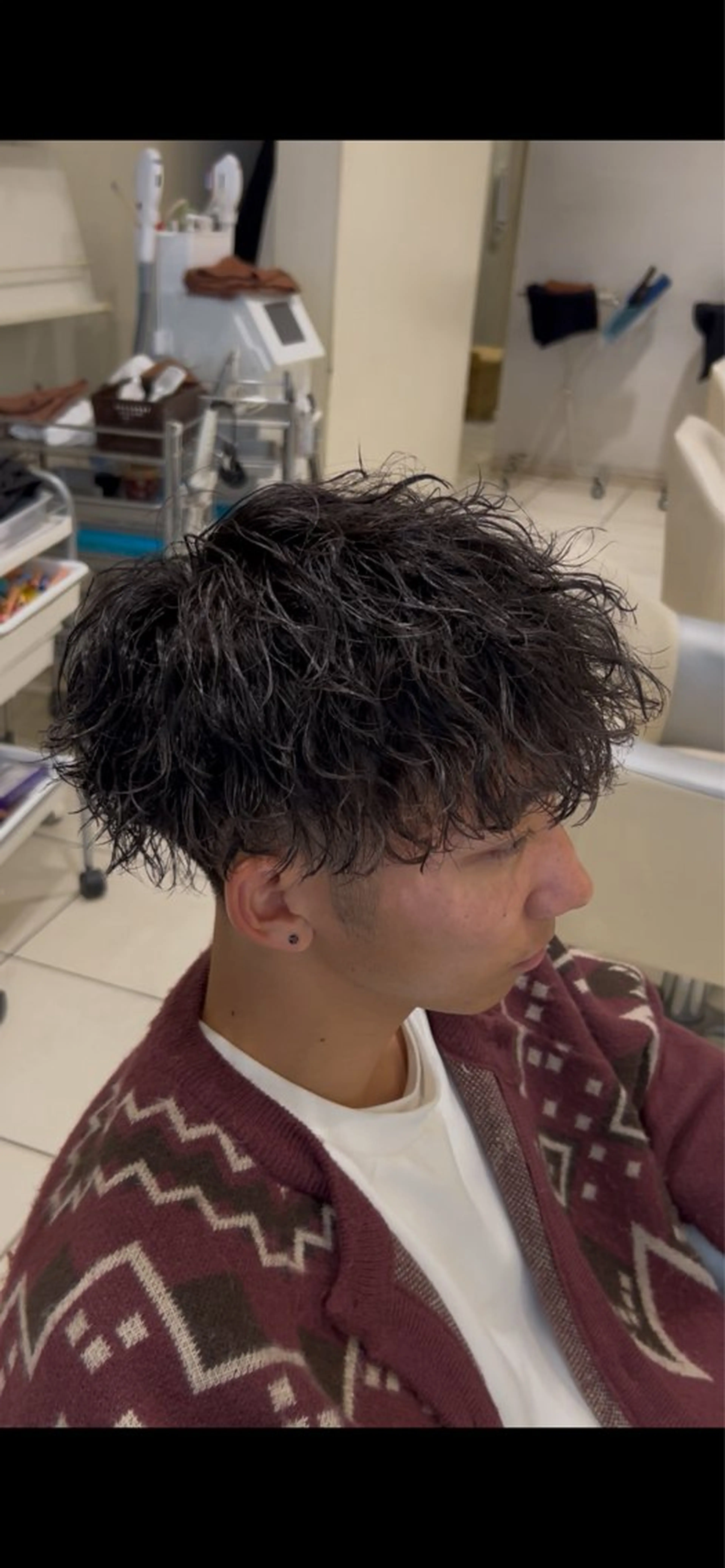 パーマ メンズ カット パーマ メンズパーマ マキノユウタのヘアスタイル