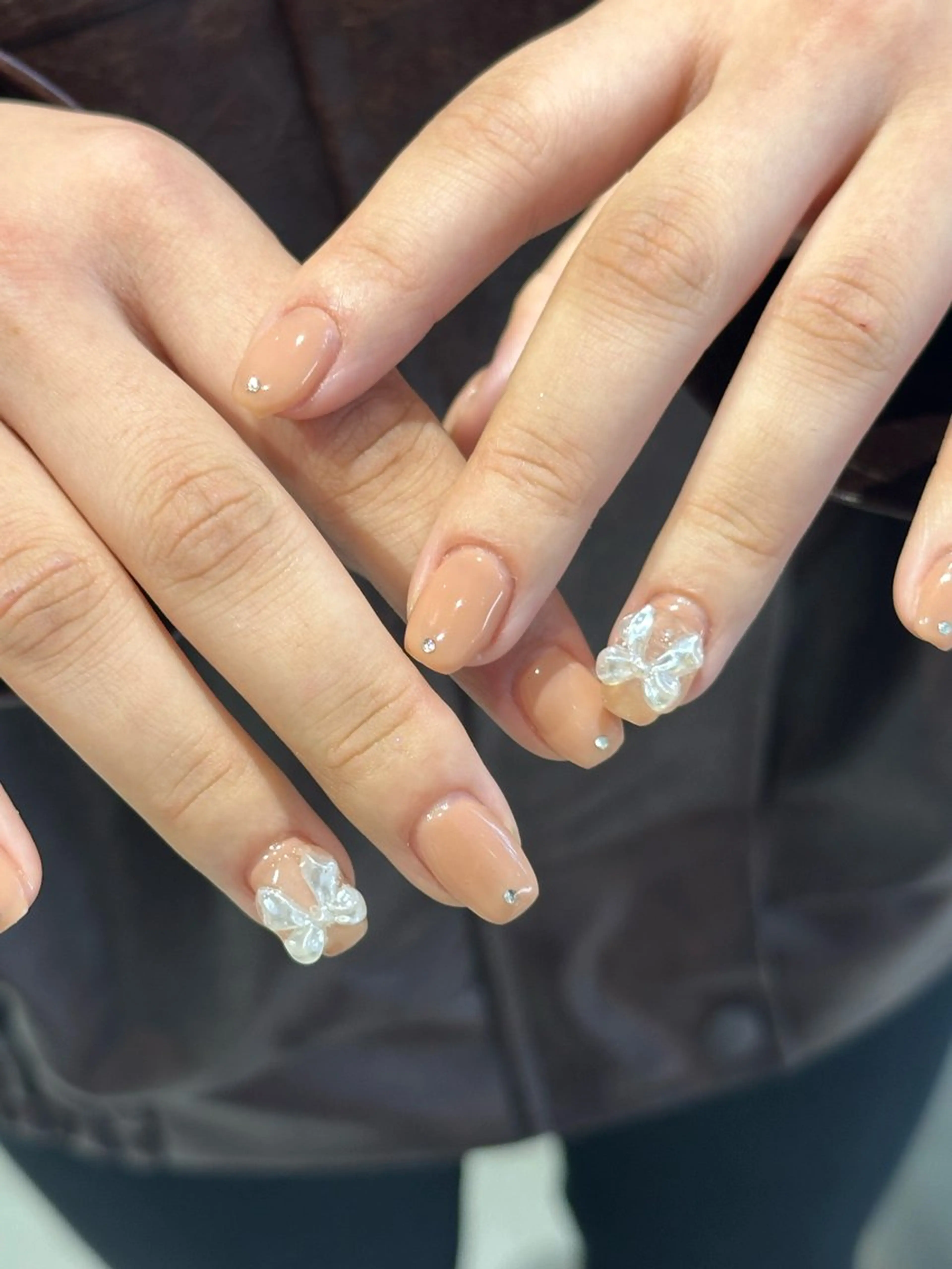 ネイル ハンドネイル 🎀韓国レイヤー特化 🎀ベージュ/ミクのヘアスタイル