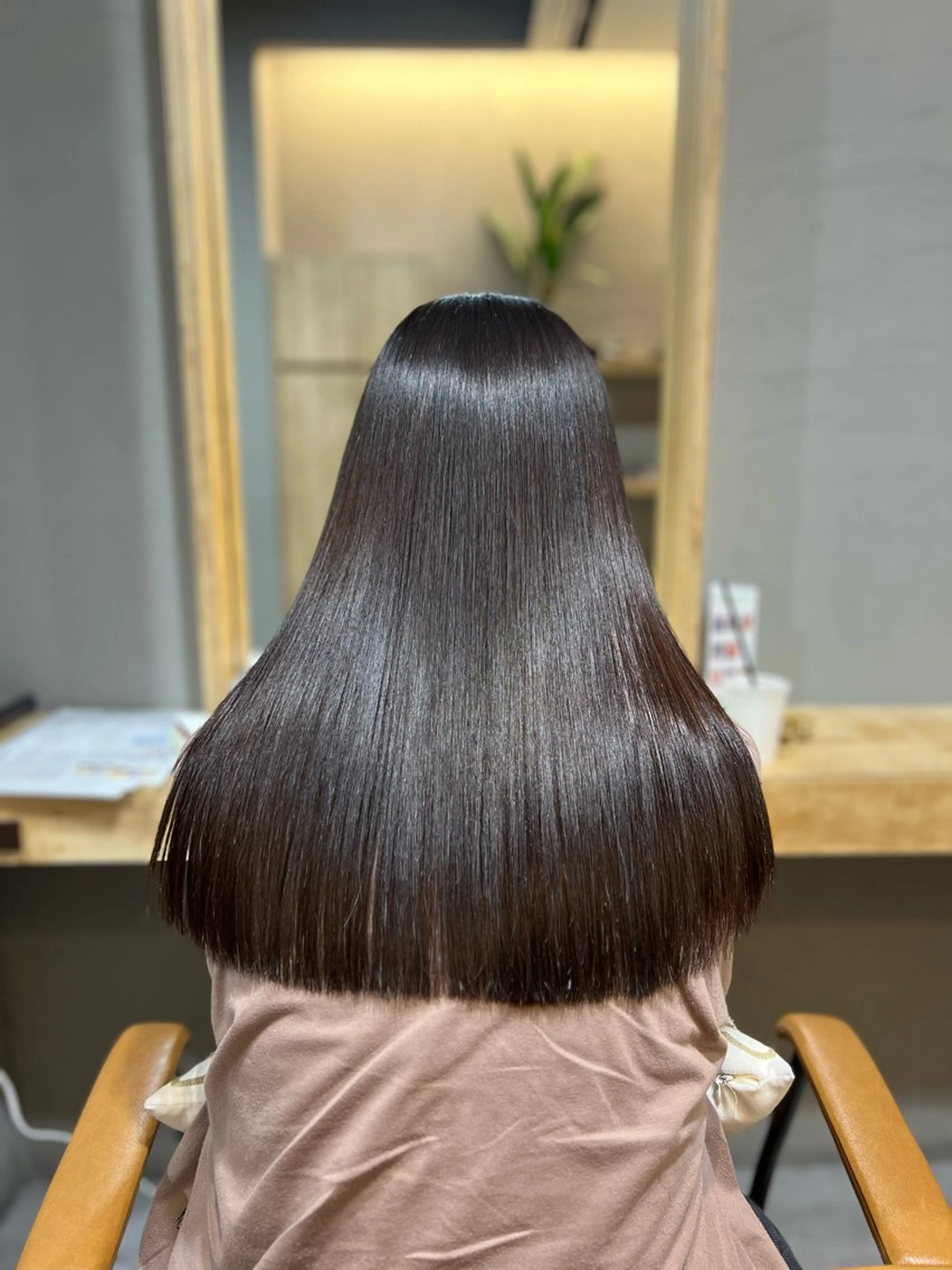 ロング 髪質改善 縮毛矯正 神戸ボブ✂️ ioe三宮/田 伸佳のヘアスタイル