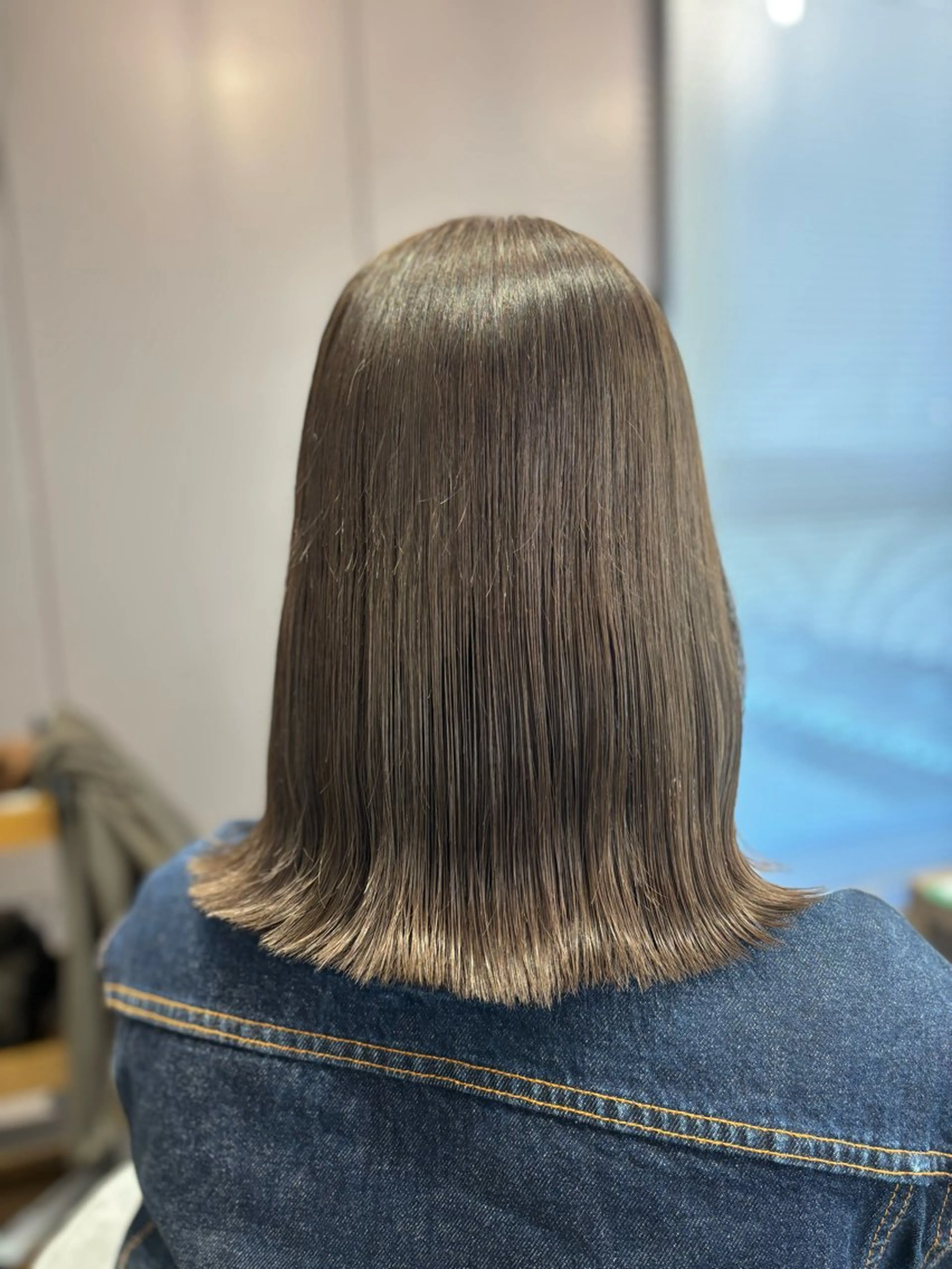 ミディアム カット ヘアカラー トリートメント Iris by artina 武蔵小杉店【イリス バイ アルティナ】所属・レイヤーカット/ボブ /nene🍥⋆*のヘアスタイル