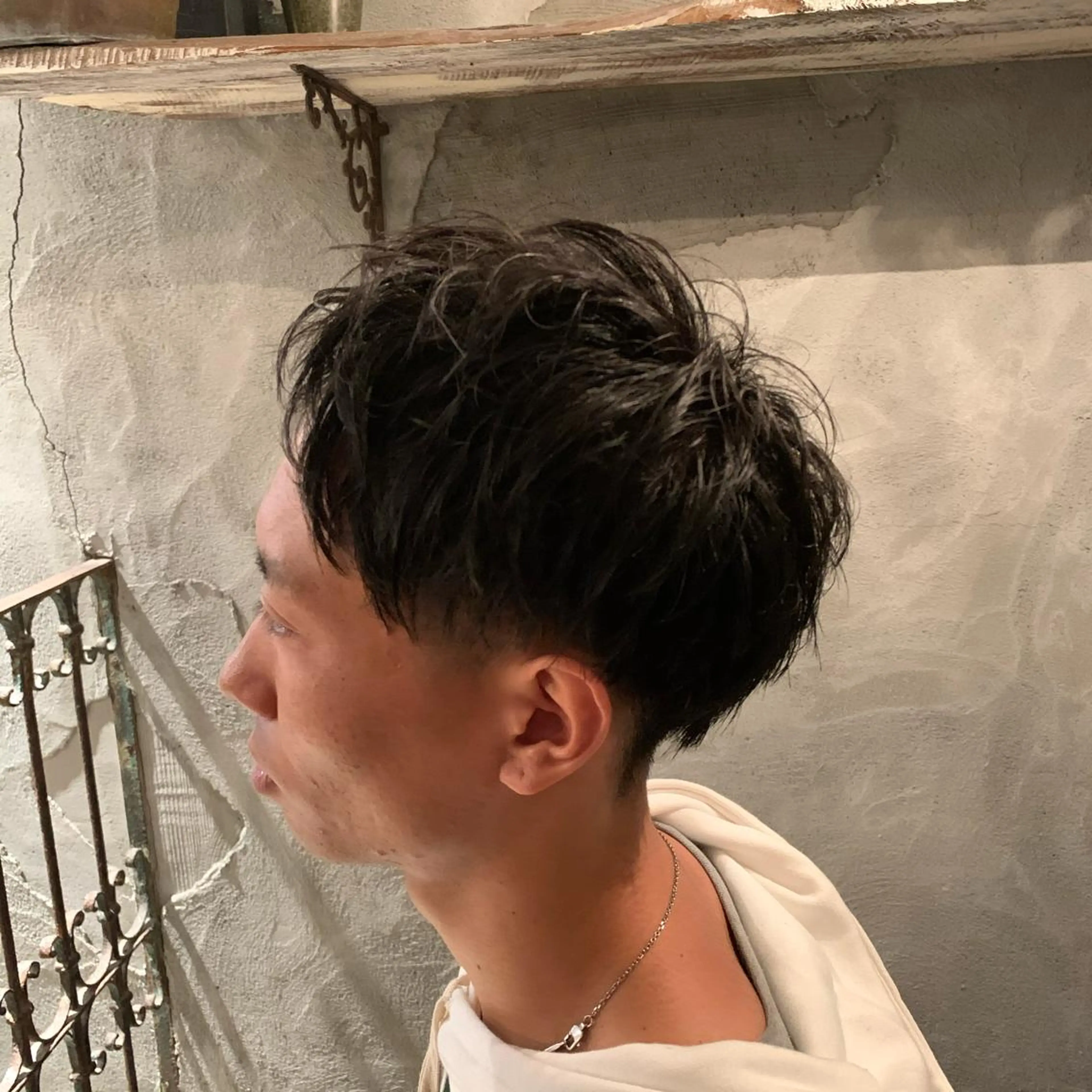 ショート カラー メンズ ショートヘア 鎌田卓也/髪質改善 /透明感カラーのヘアスタイル