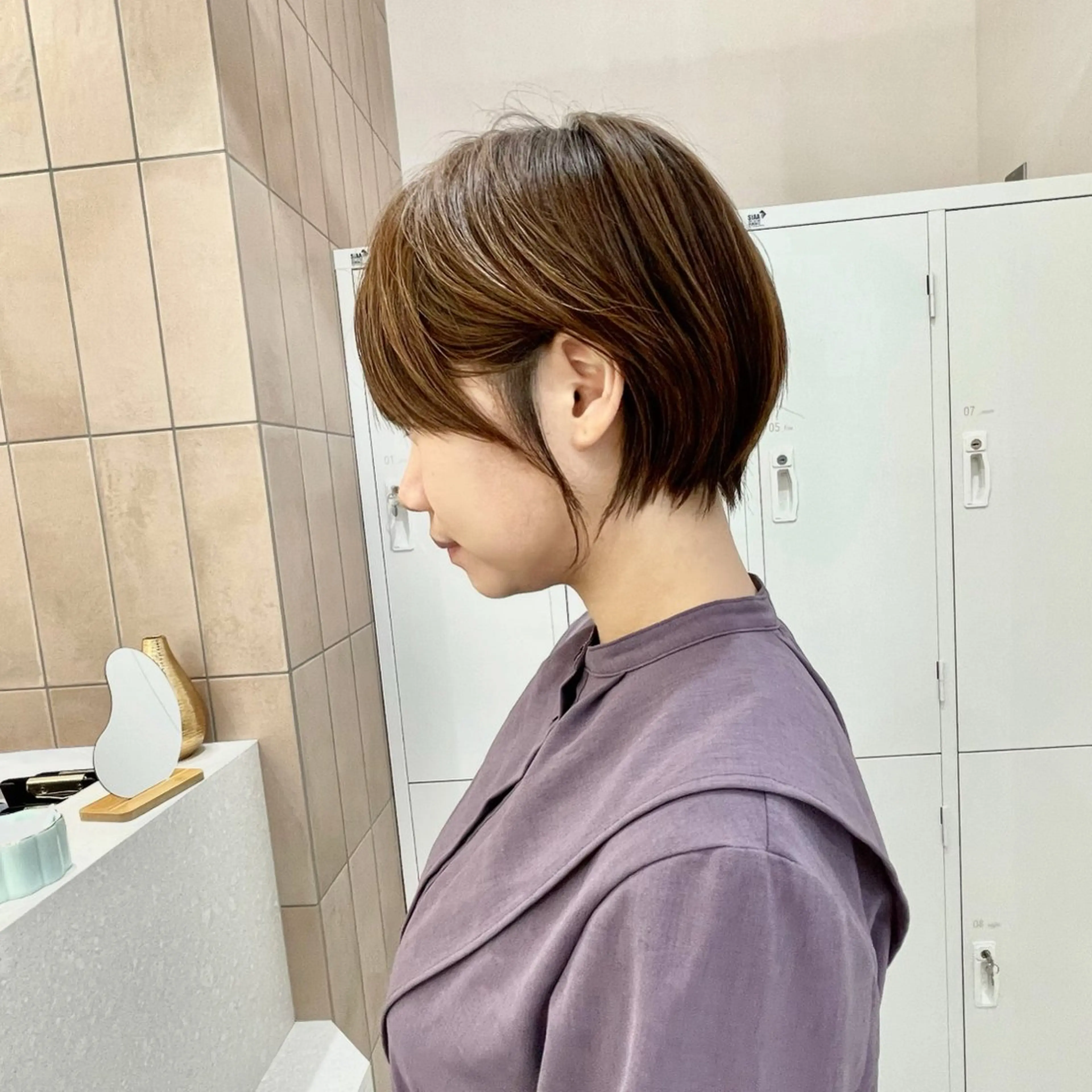 ショート ショートヘア 小顔カット 木原良 (キハラ リョウ)のヘアスタイル