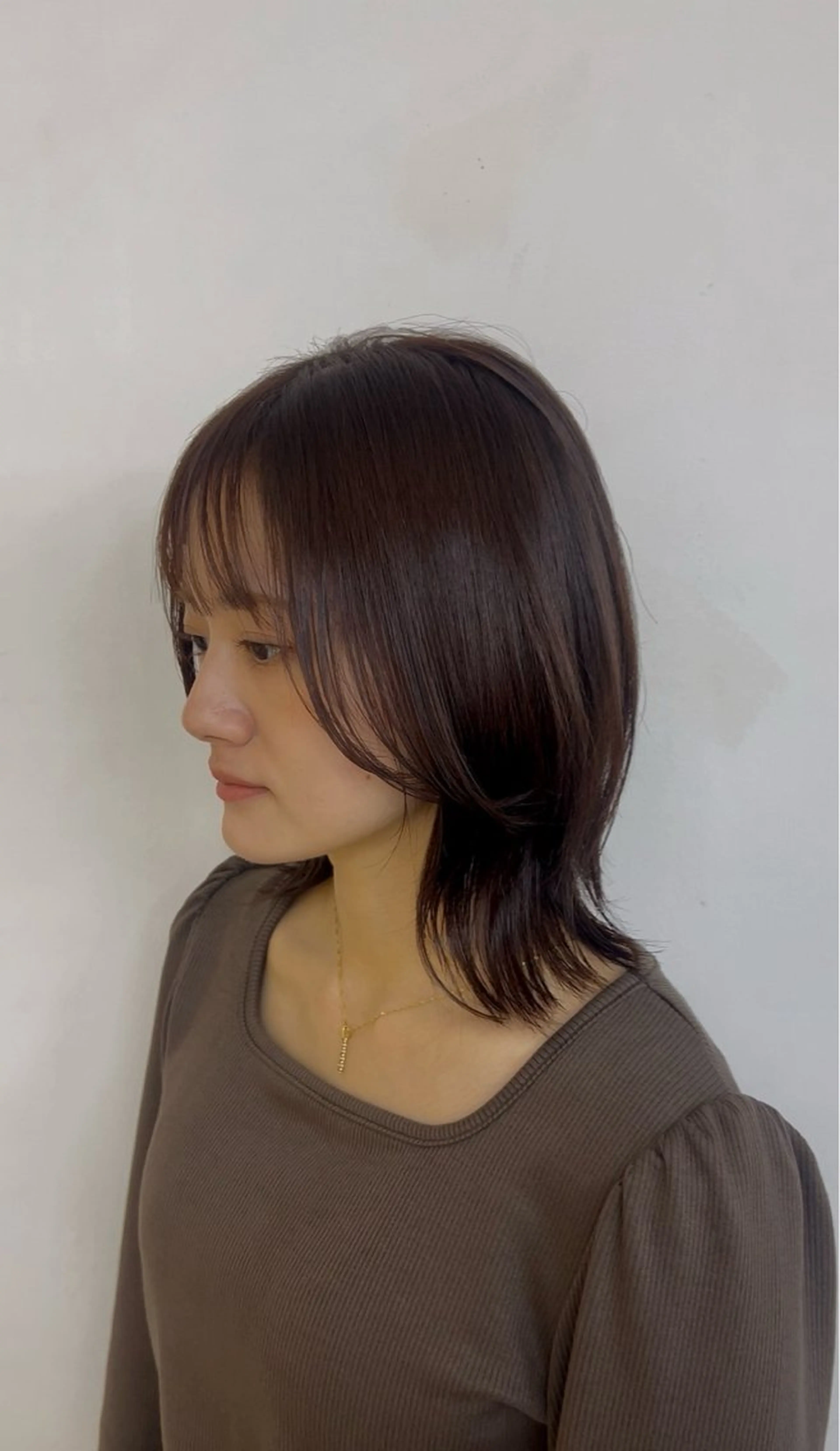 ミディアム カット ヘアカラー 畑澤 和果のヘアスタイル