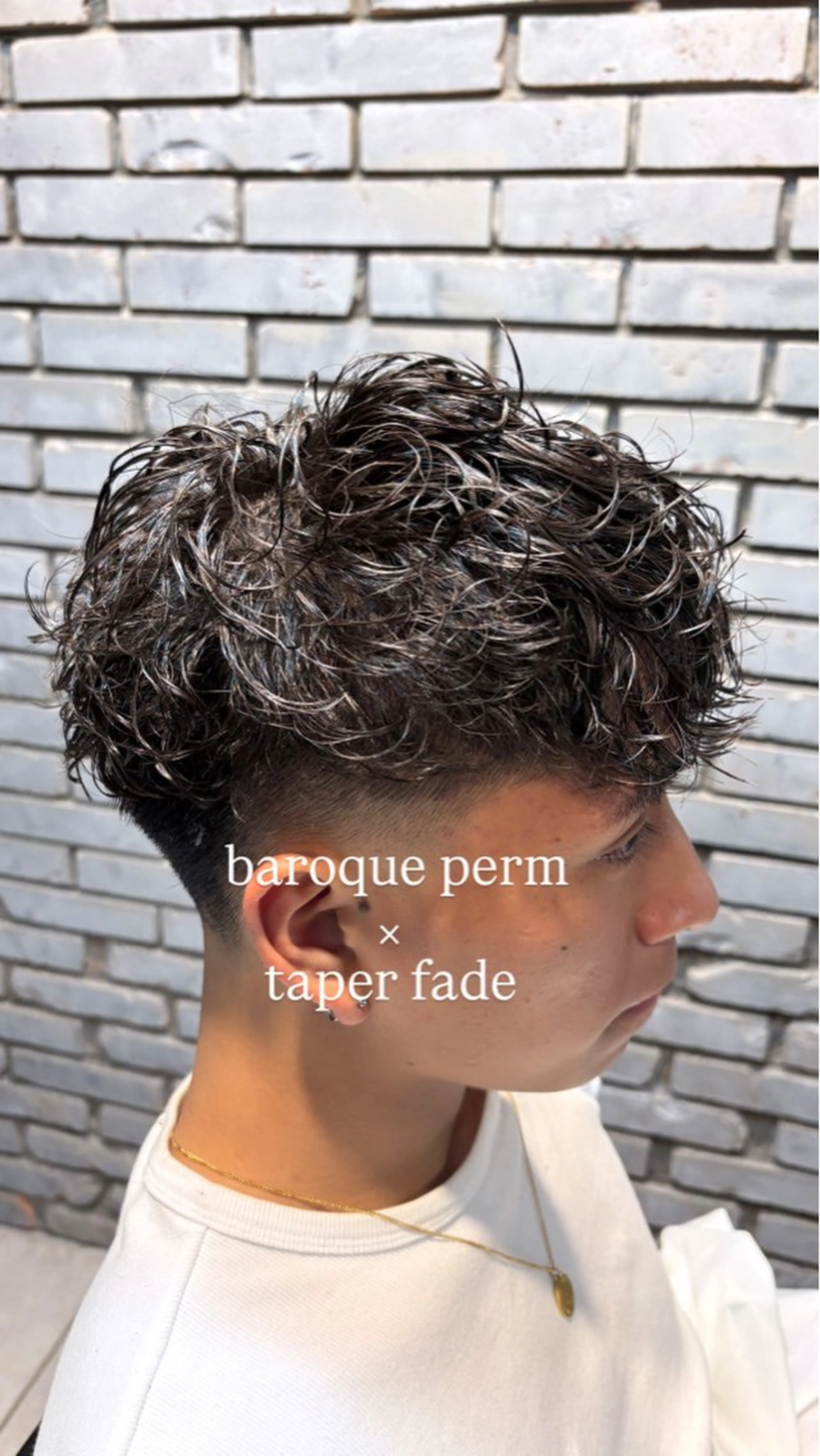 ショート パーマ 山本拓実 立川美容師のヘアスタイル