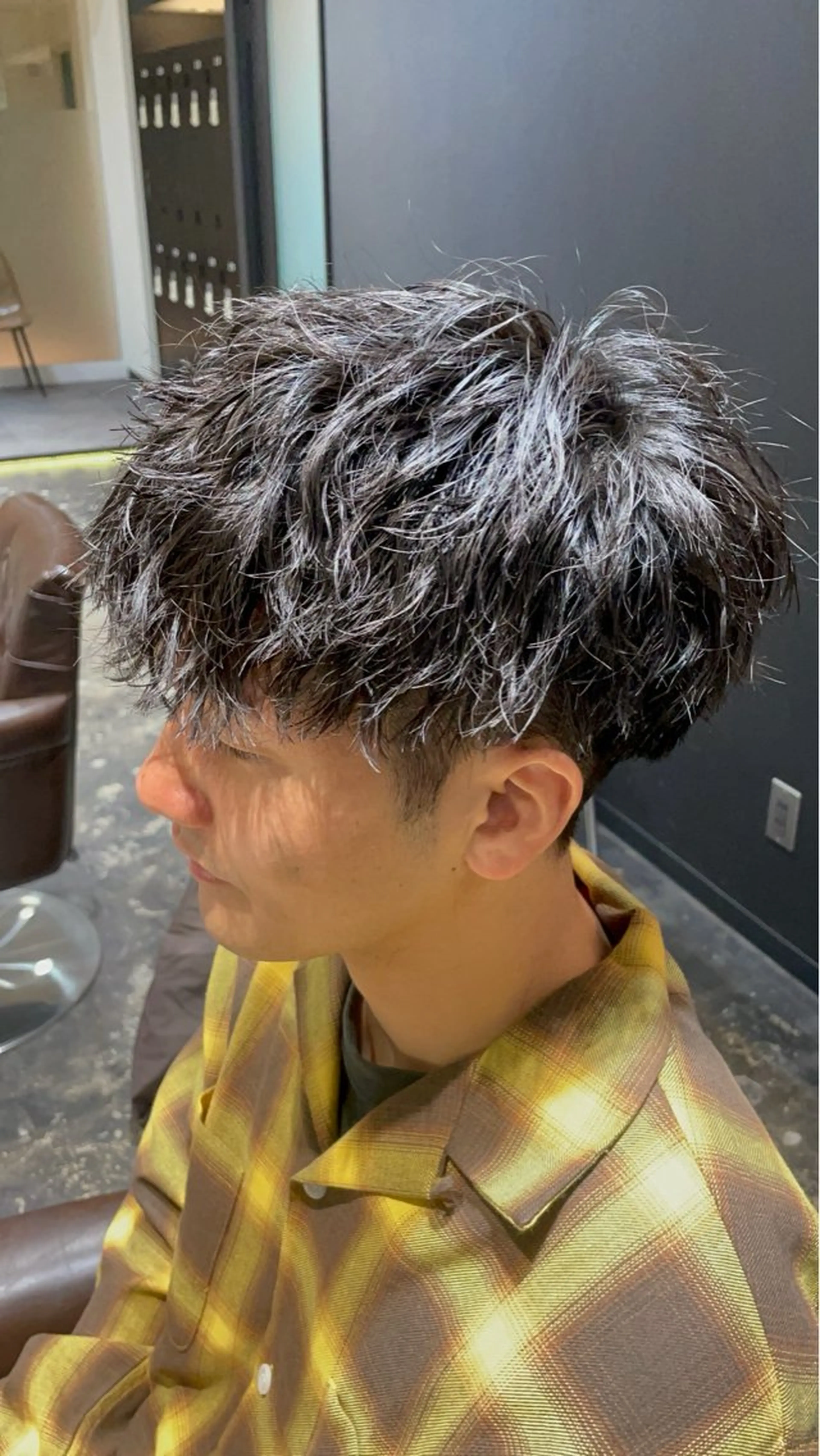 パーマ メンズ カット パーマ 💈メンズ職人 ルキト💈のヘアスタイル