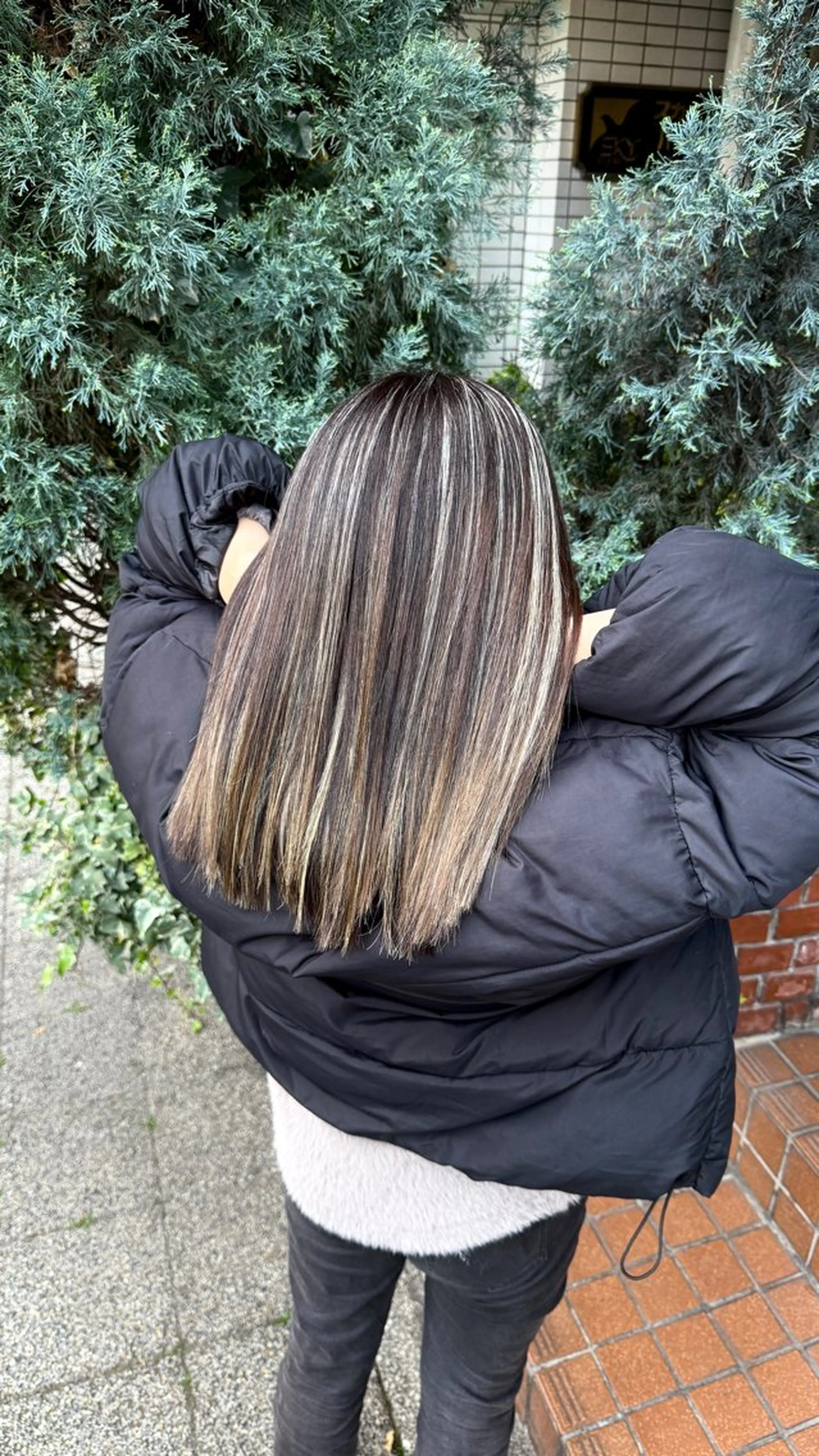 セミロング カラー ハイライトカラー ハイライト Cure2所属・🌈白いハイライト 🌈 🐶ノザワ🐶のヘアスタイル