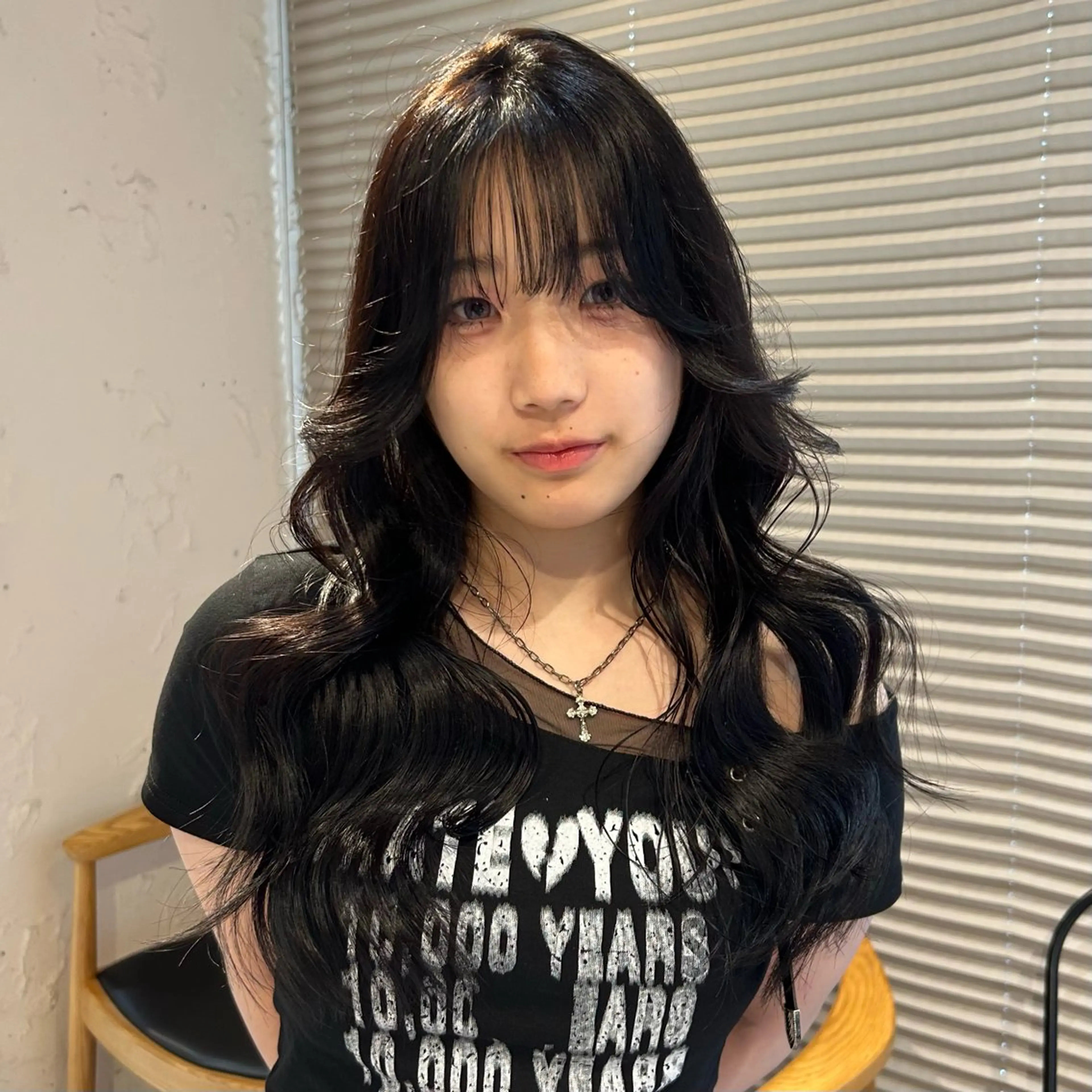 ロング カラー ヘアカラー レイヤースタイル COCORO 🎀のヘアスタイル