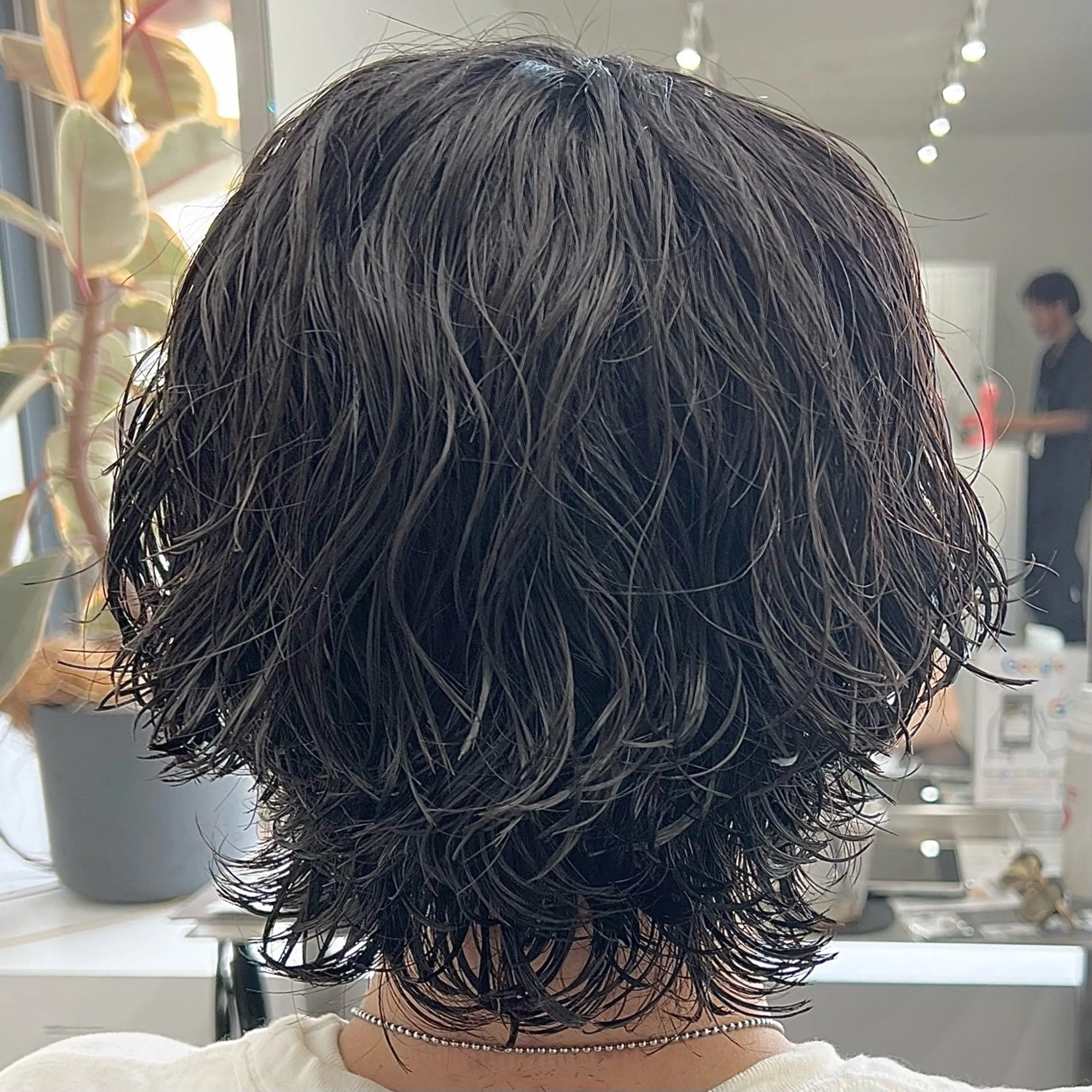 ミディアム パーマ メンズ カット パーマ メンズパーマ/波巻き 新潟/万代/夏芽🎀のヘアスタイル