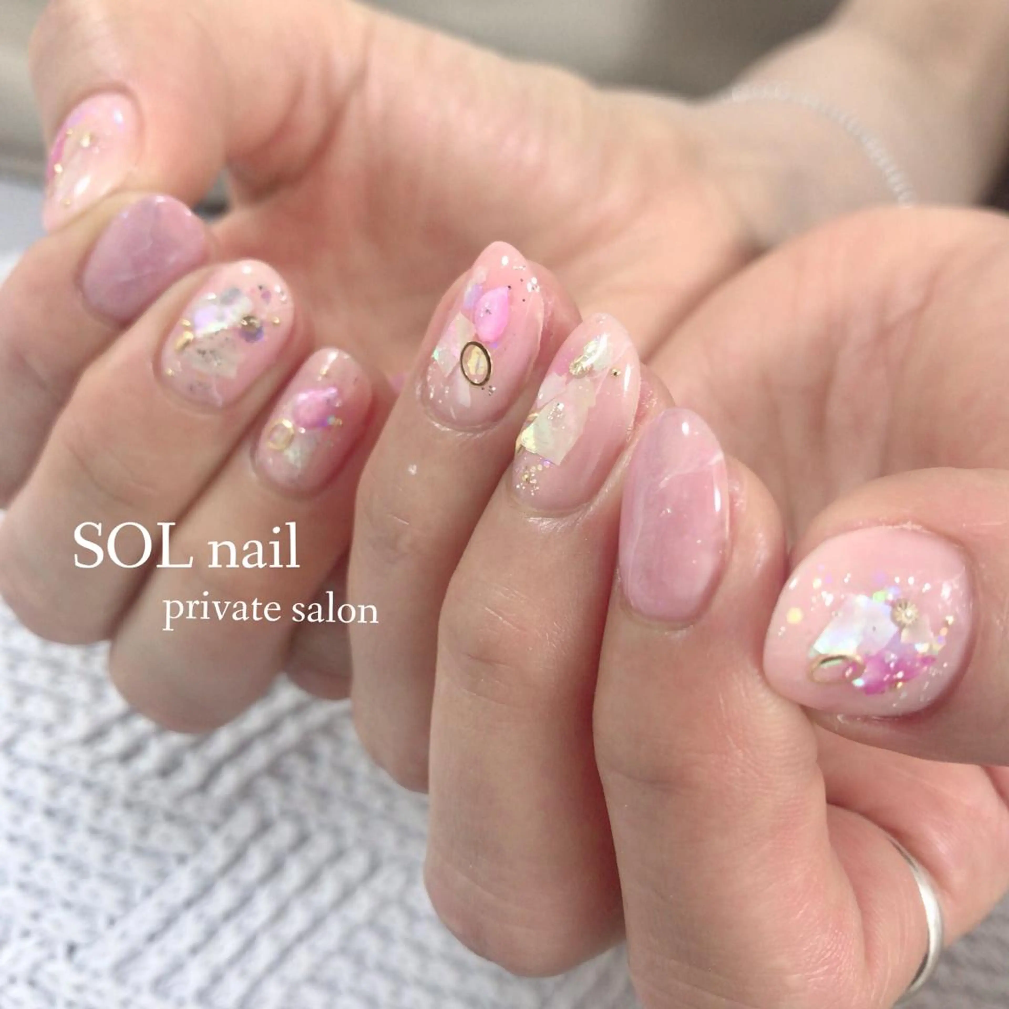 ネイル ハンドネイル SOL NAILのネイルデザイン