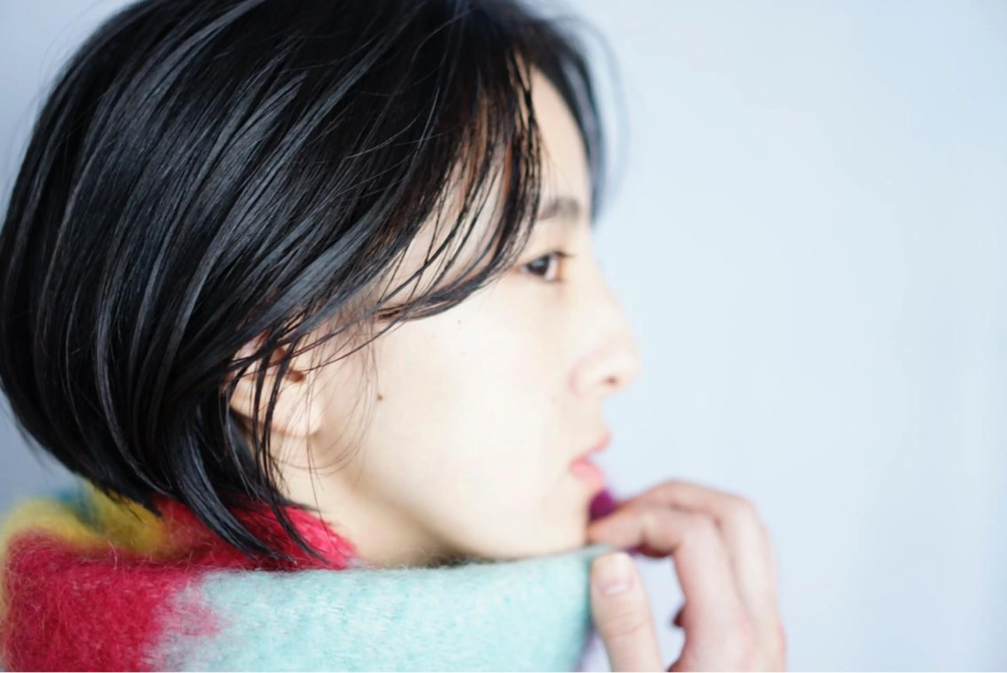 ミディアム 💘透明感カラー💘 沖本 将宏のヘアスタイル