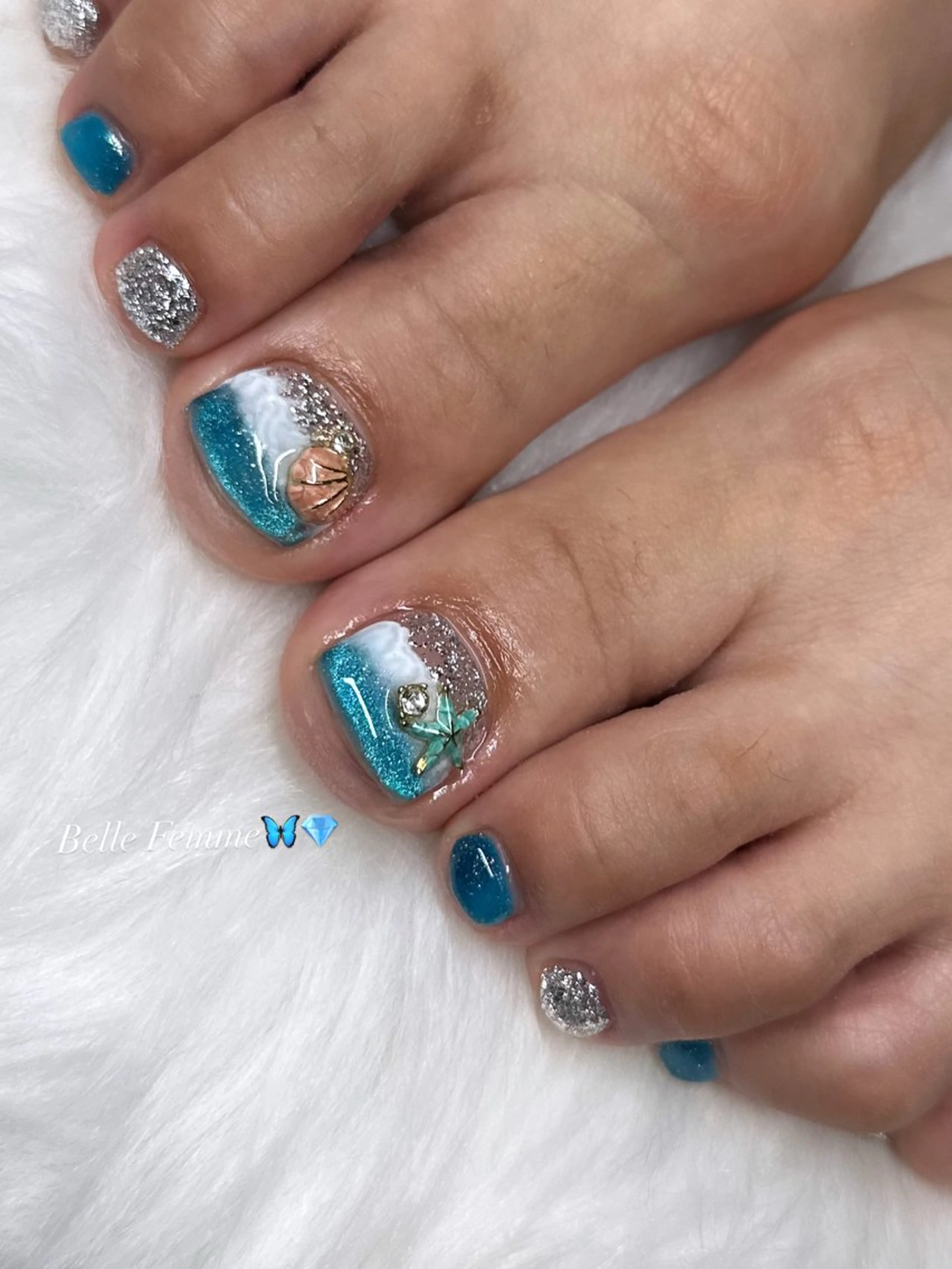 ネイル フットネイル Belle Fammeのネイルデザイン