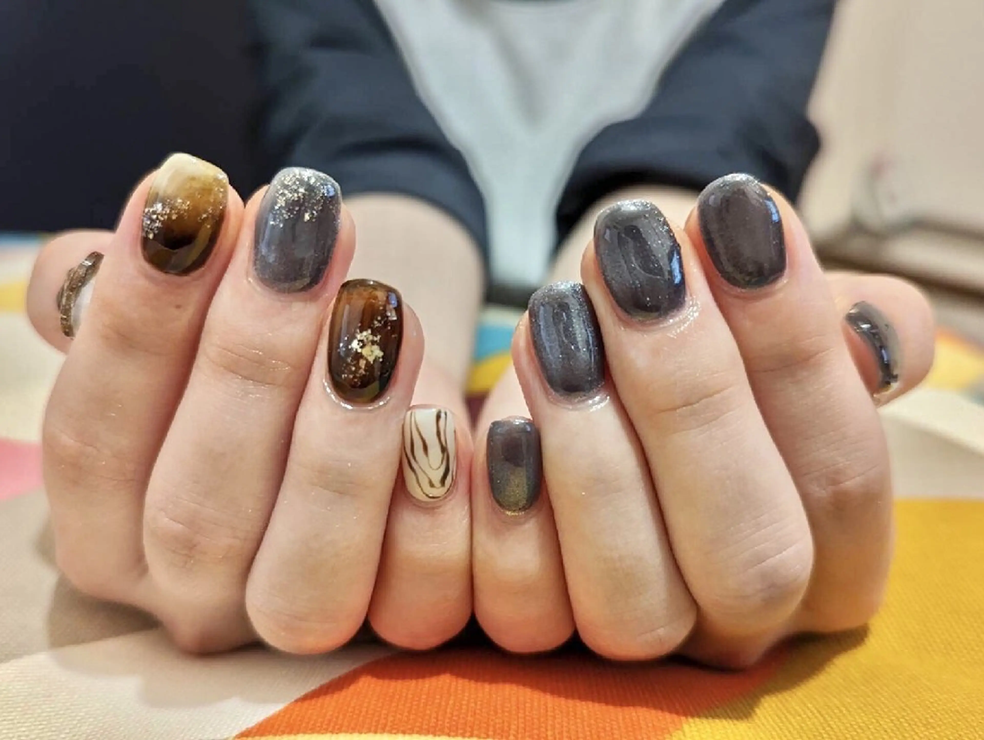 ネイル アートネイル 持ち込み VIBLISS福岡店 yurichanのネイルデザイン