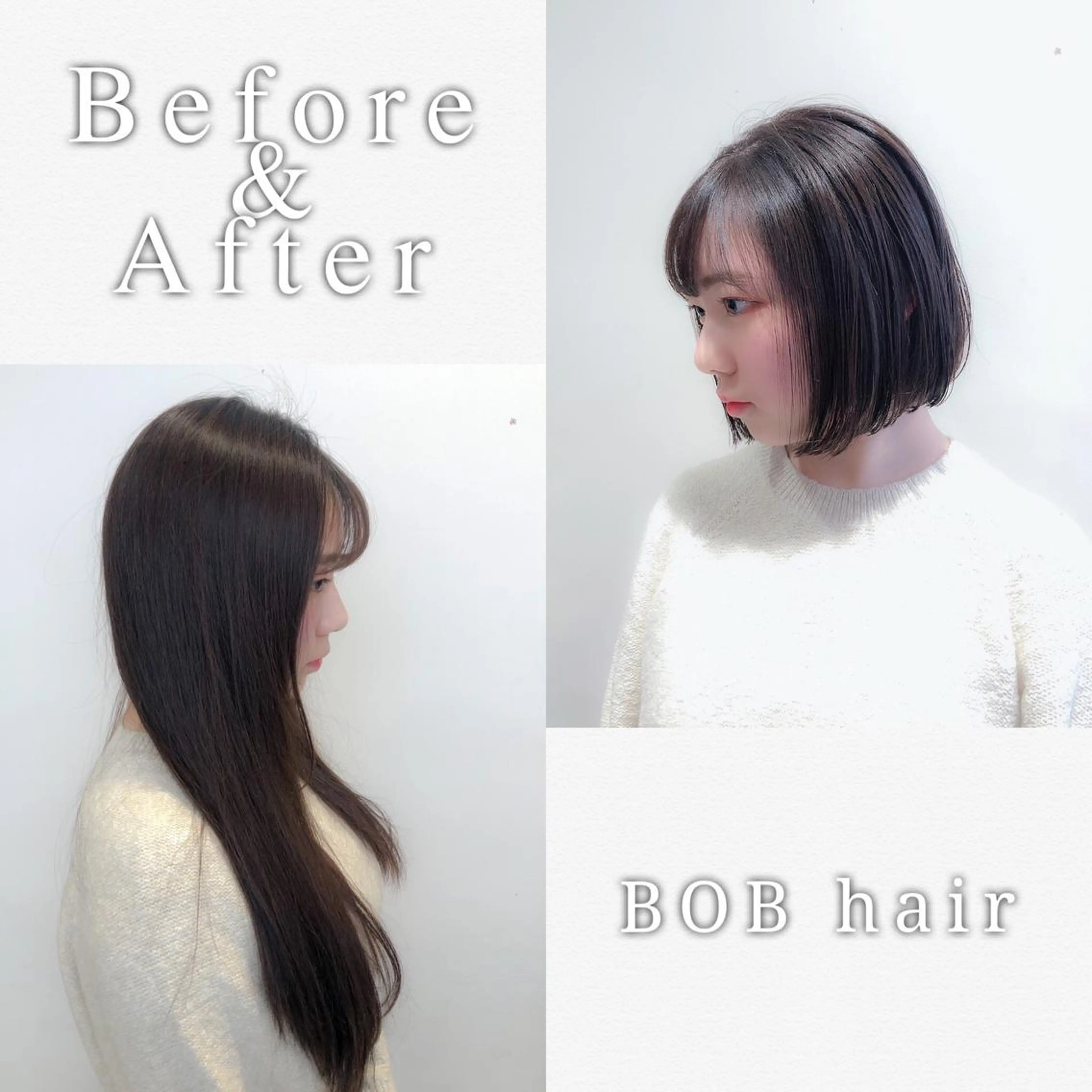 ショート カラー 顔周りレイヤー/ボブ 銀座✨中野まさひろのヘアスタイル