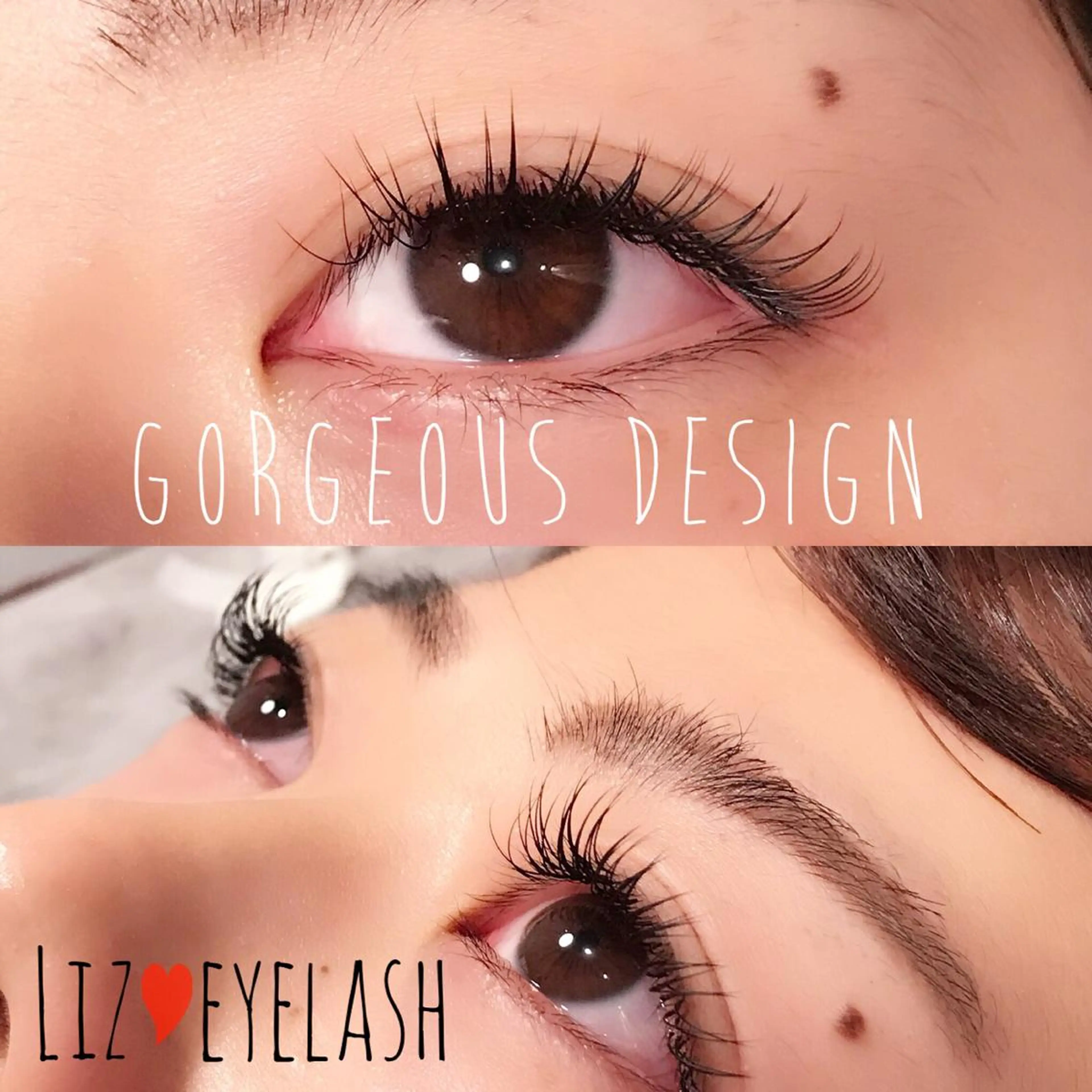 マツエク・マツパ 目尻長め ナチュラル マツエク nashira -ナシラ- 恵比寿のマツエク・マツパデザイン