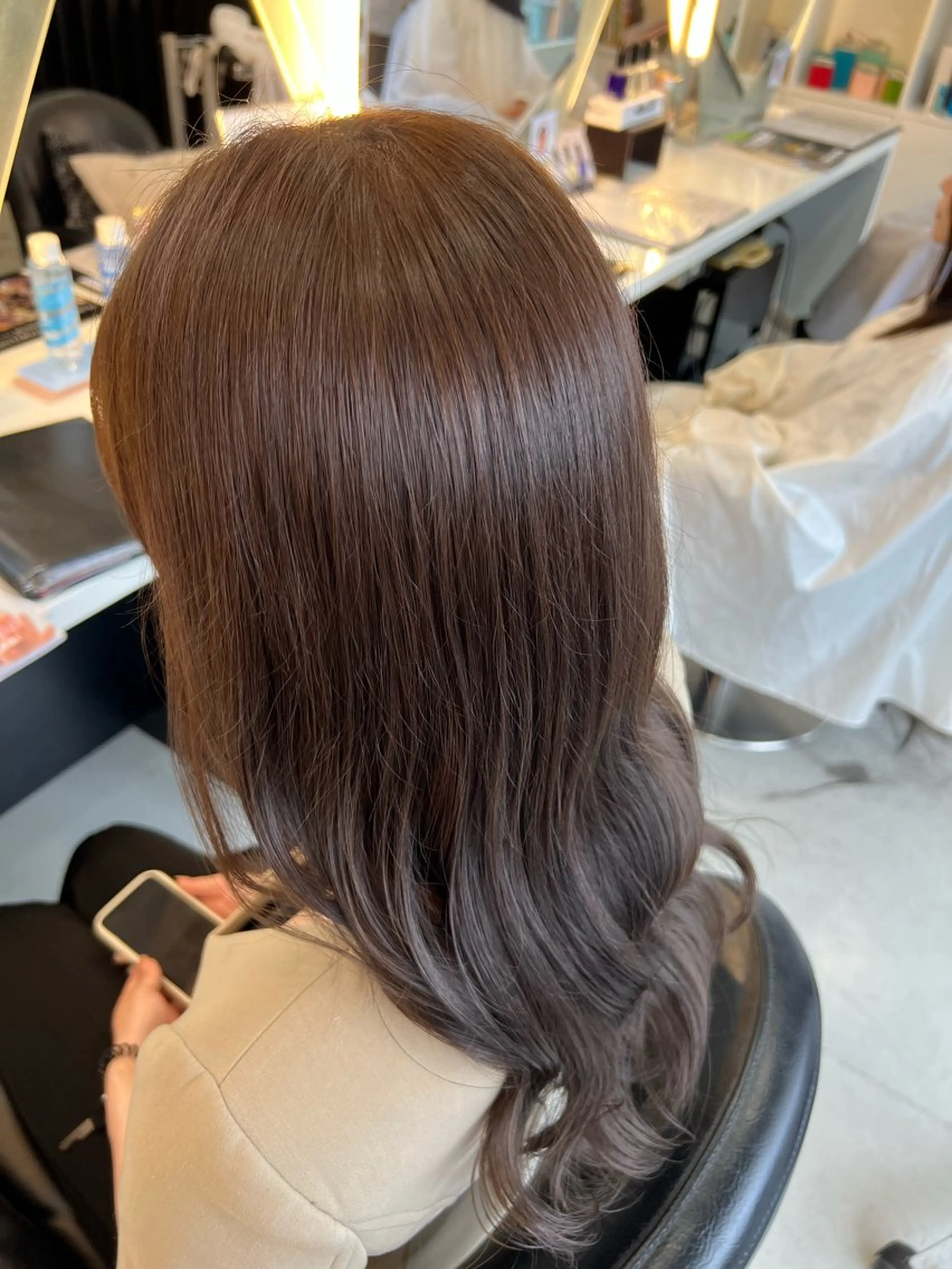 カラー 艶カラー/マツエク /似合わせ🤍ななえのヘアスタイル