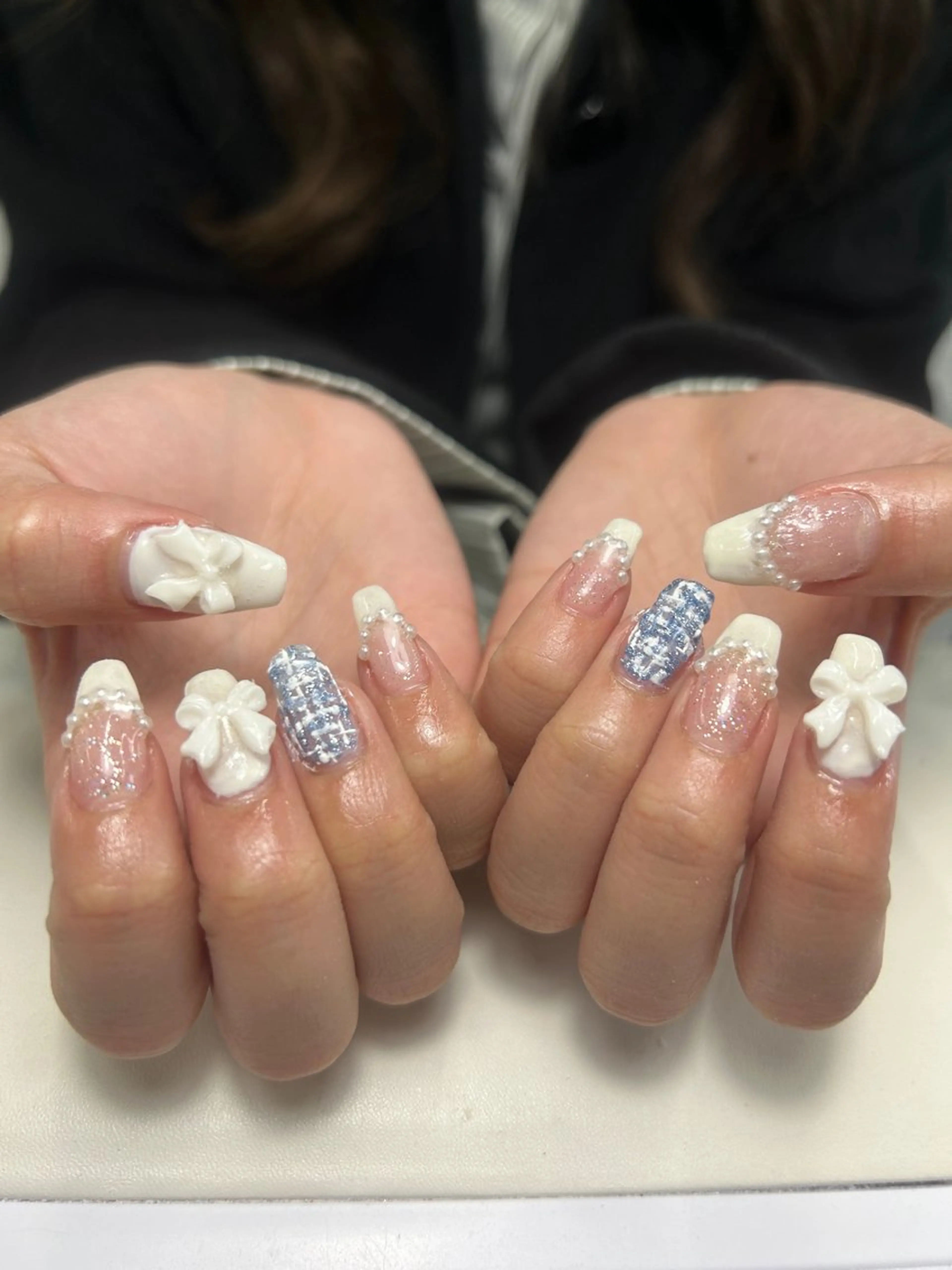 ネイル キラキラネイル 韓国ネイル 持ち込み Naru Kelinailのネイルデザイン