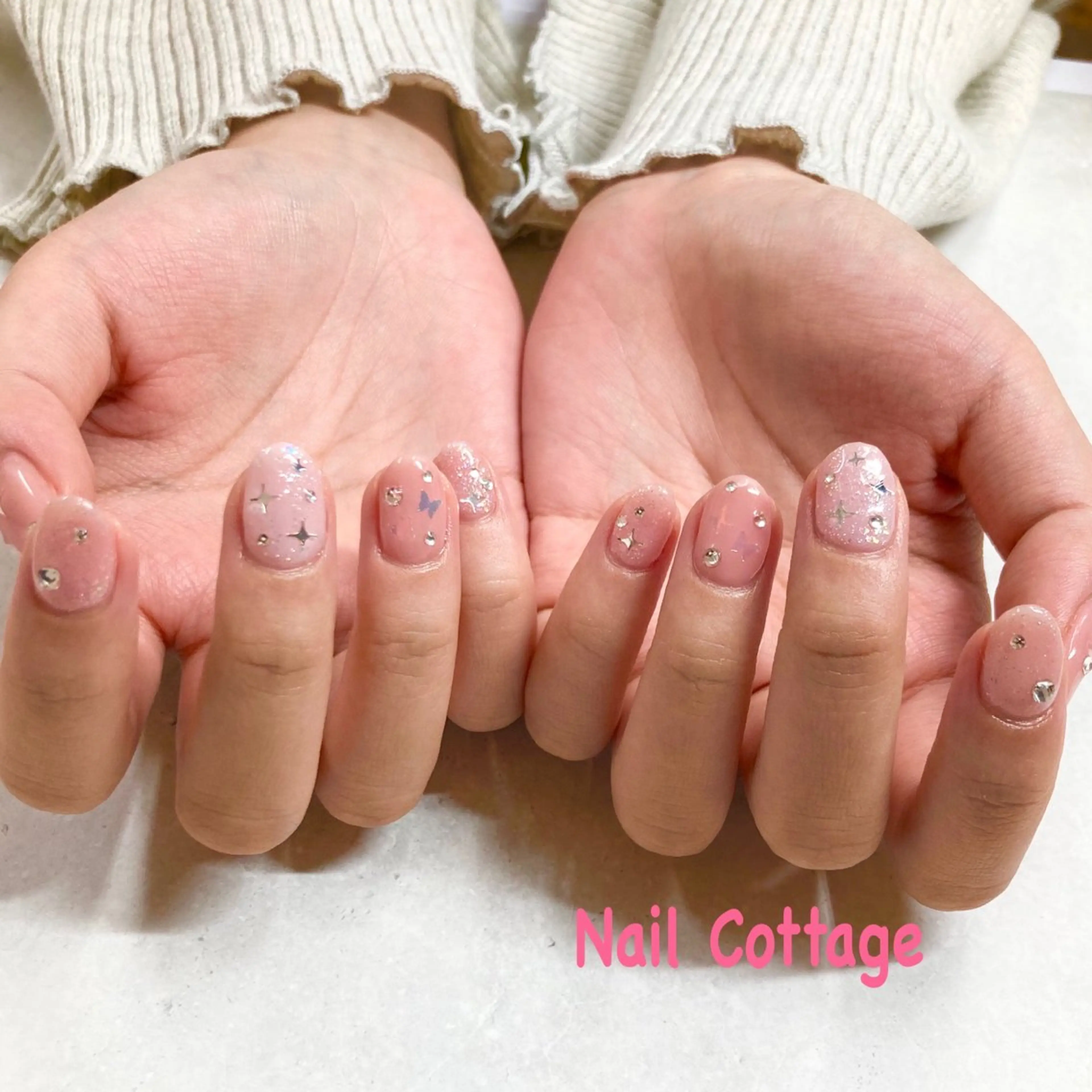 ネイル キラキラネイル Nail cottageのネイルデザイン