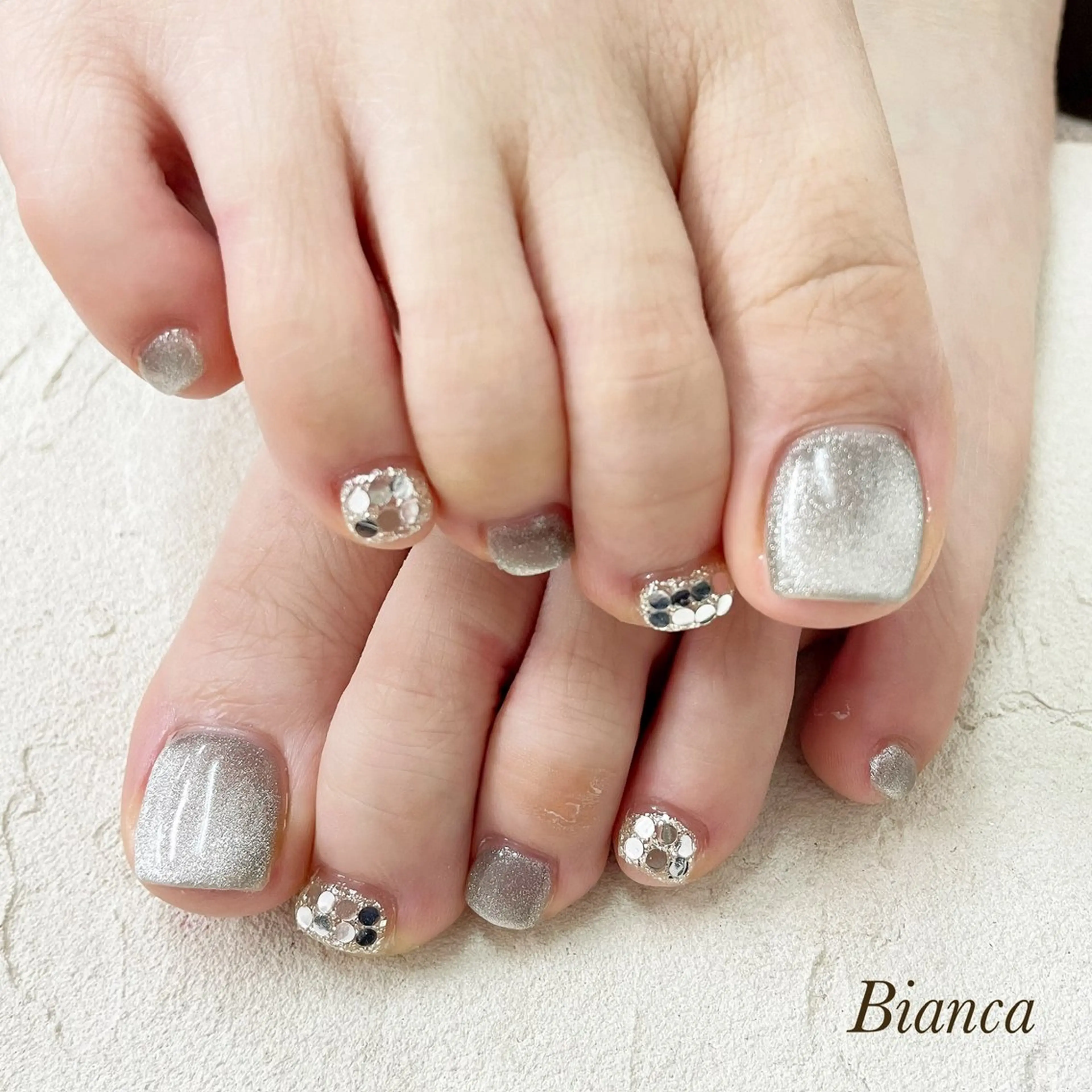ネイル ホログラムネイル Bianca高円寺店 やまね💅💕のネイルデザイン