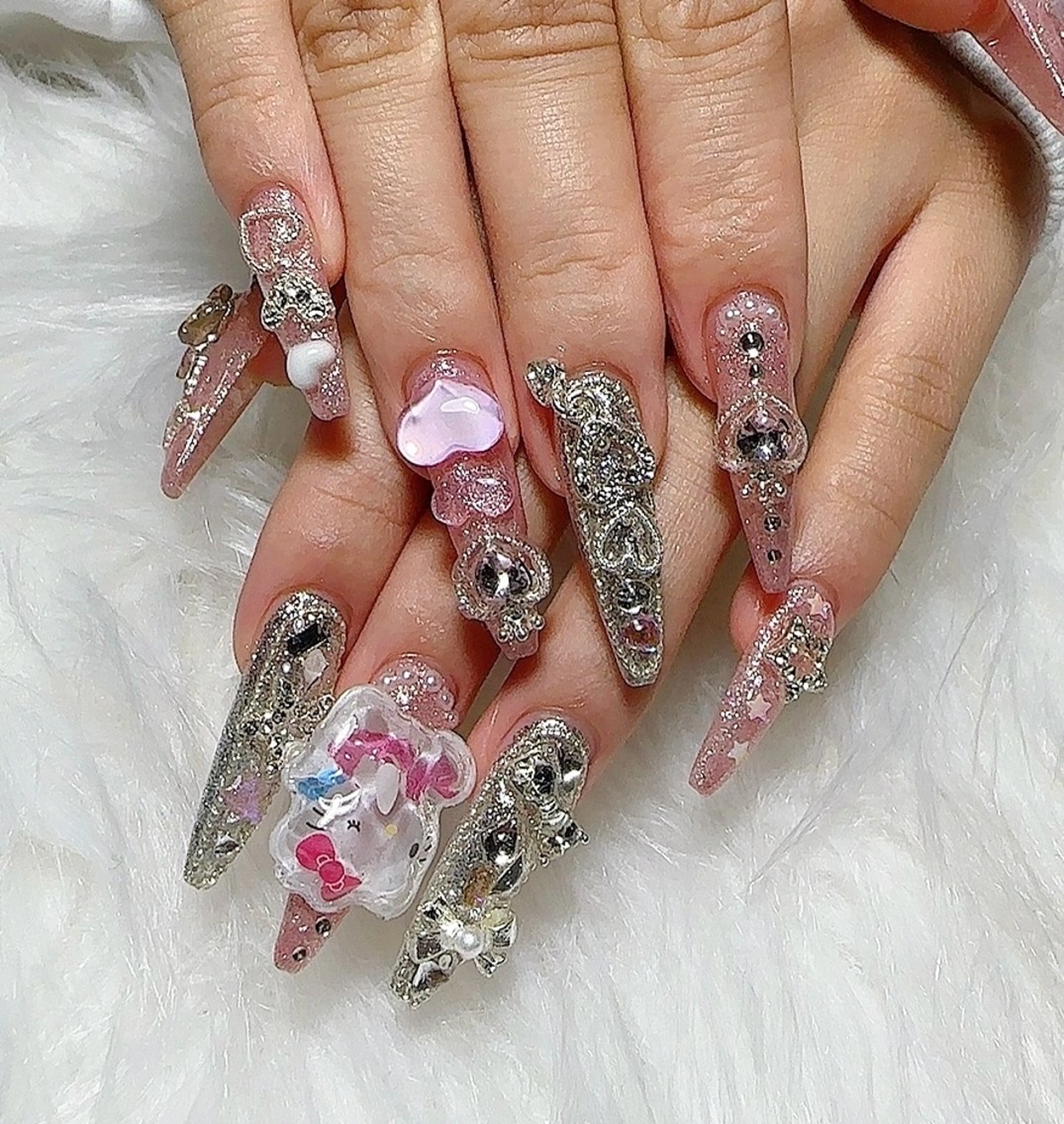 ネイル ロングネイル Nail salon-A-chin所属・菜 菜のネイルデザイン