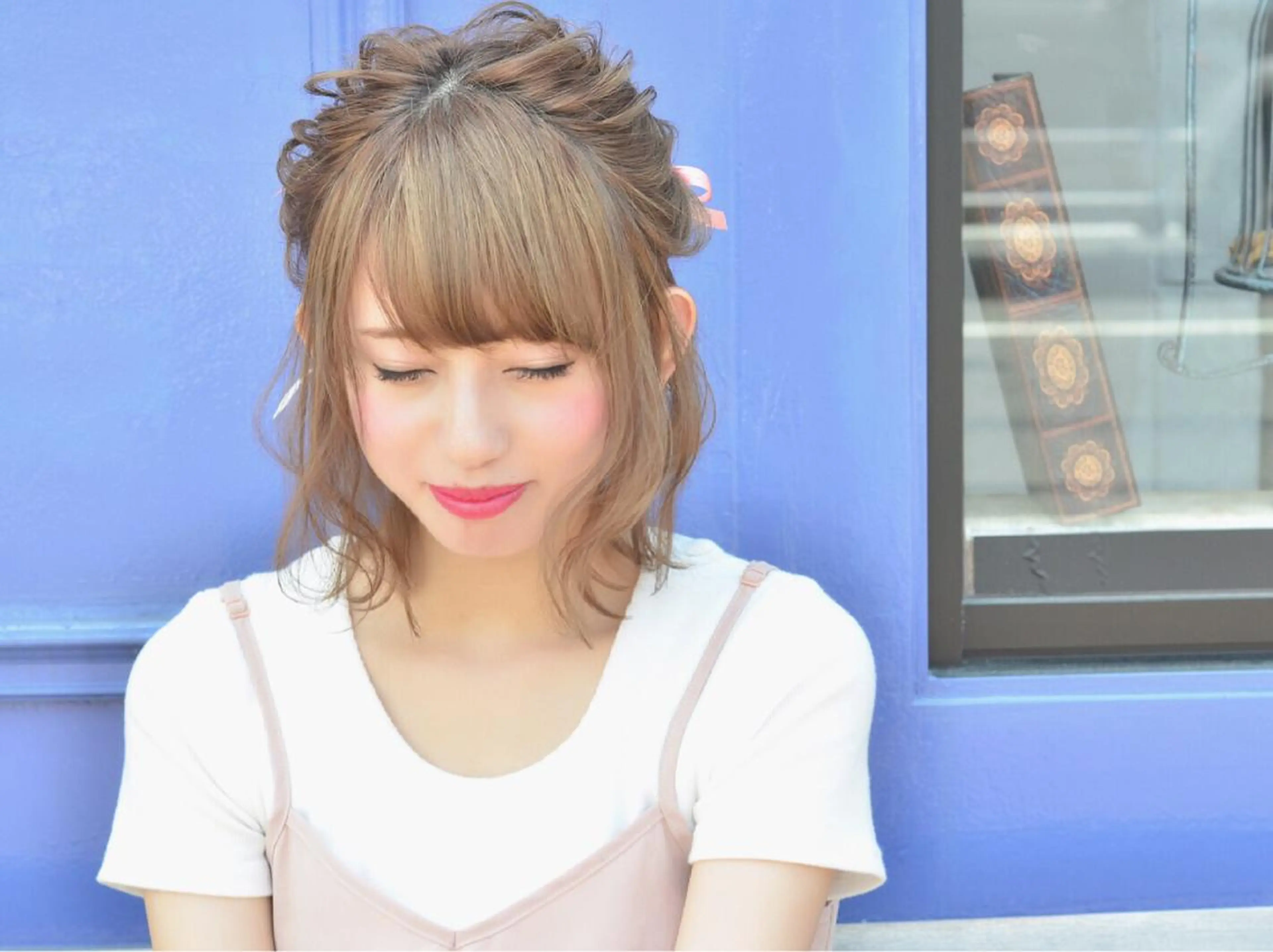 ショート ミディアム カラー パーマ ヘアアレンジ ショートヘア autre所属・大久保 ひでなりのヘアスタイル