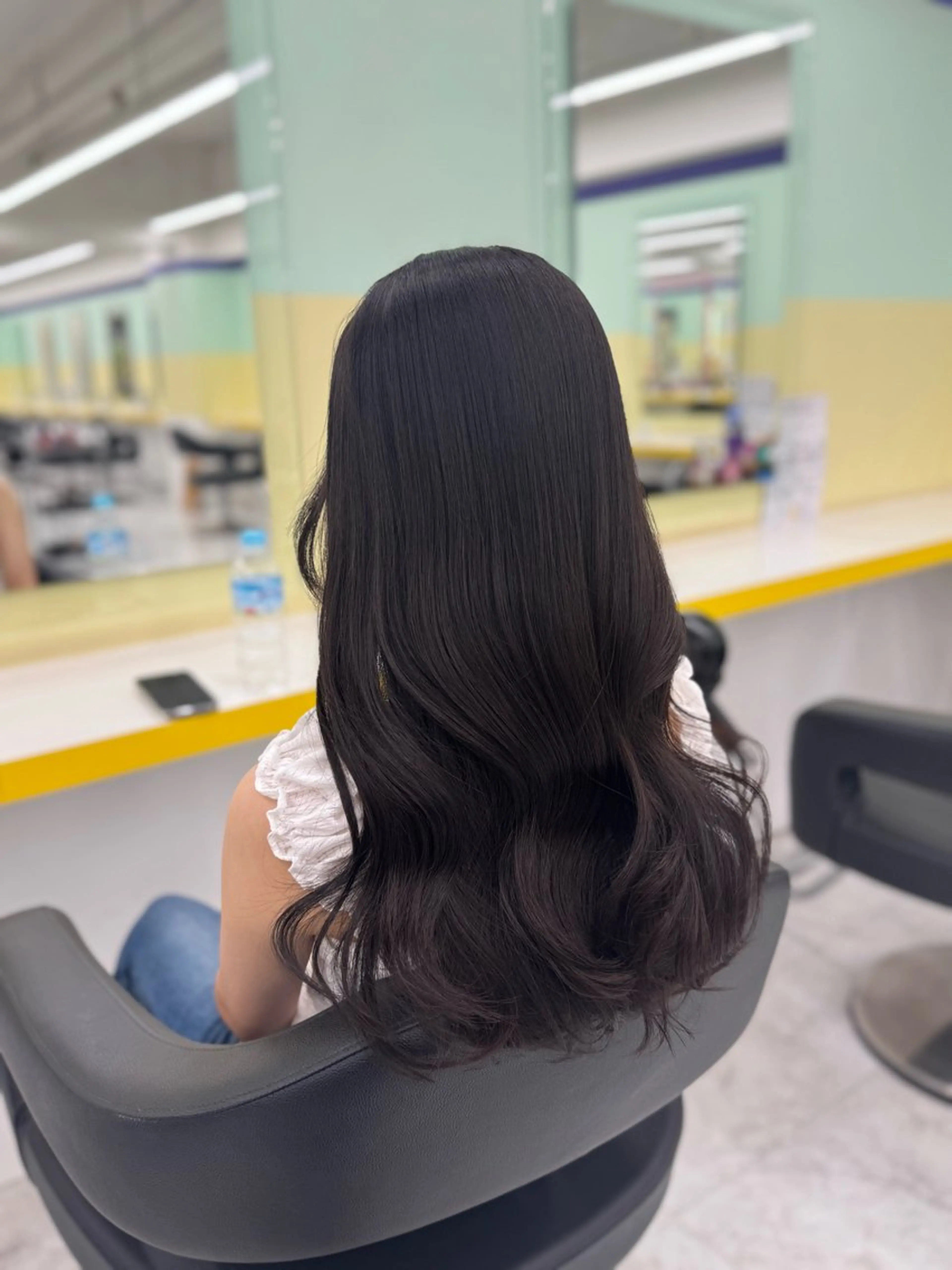 カラー ヘアアレンジ ヘアカラー トリートメント ヘアセット ☁️トレンド✖️ 透明感☁️りくのヘアスタイル