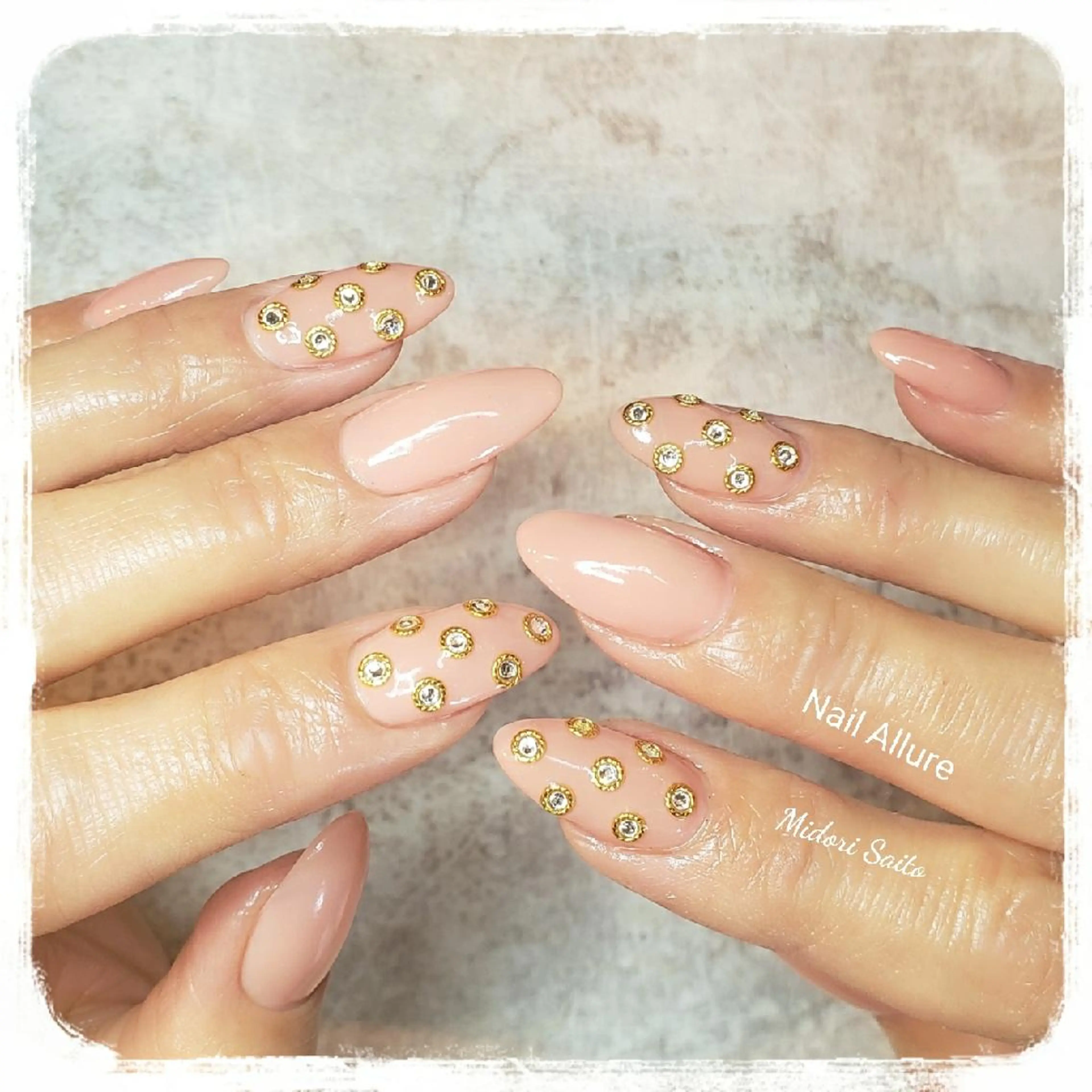 セミロング ネイル ジェルネイル ワンカラーネイル Nail Allure(ネイル アルーア)所属・Nail Allureのネイルデザイン