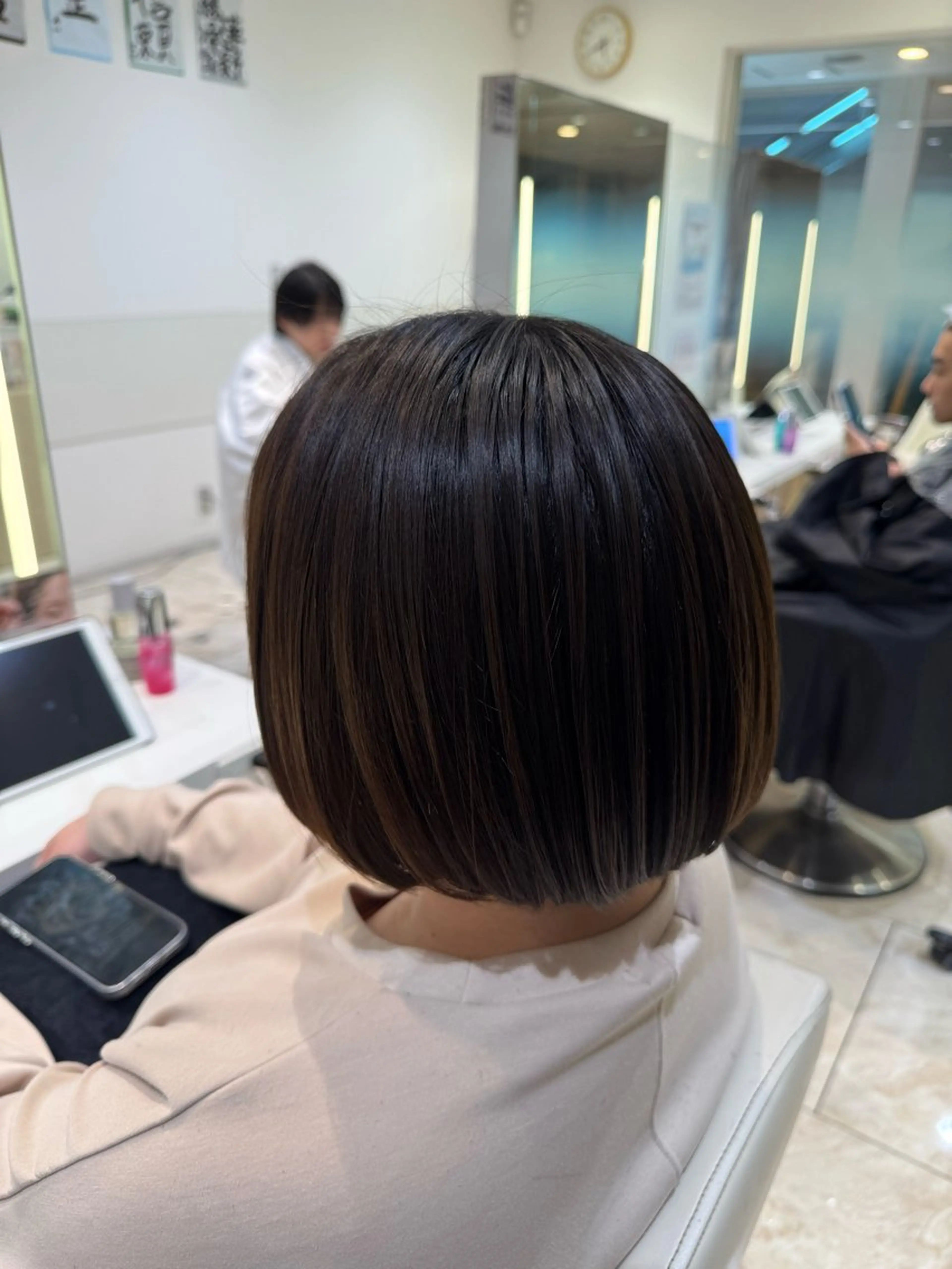 ミディアム ボブ カット ボブ‪✂️ スパ🫧kurehaのヘアスタイル
