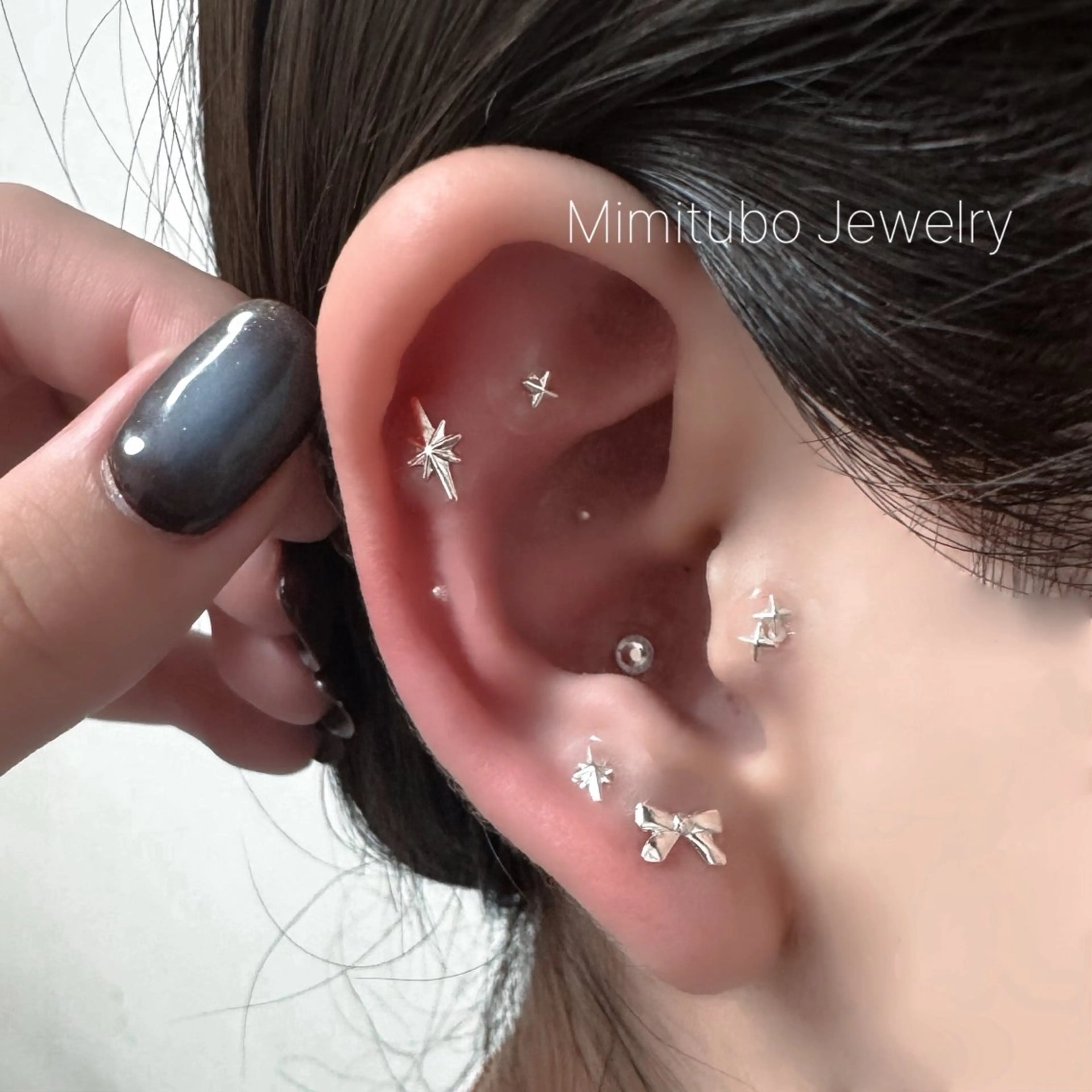 Emi🎧/束感 パーマ/パリジェンヌのマツエク・マツパデザイン