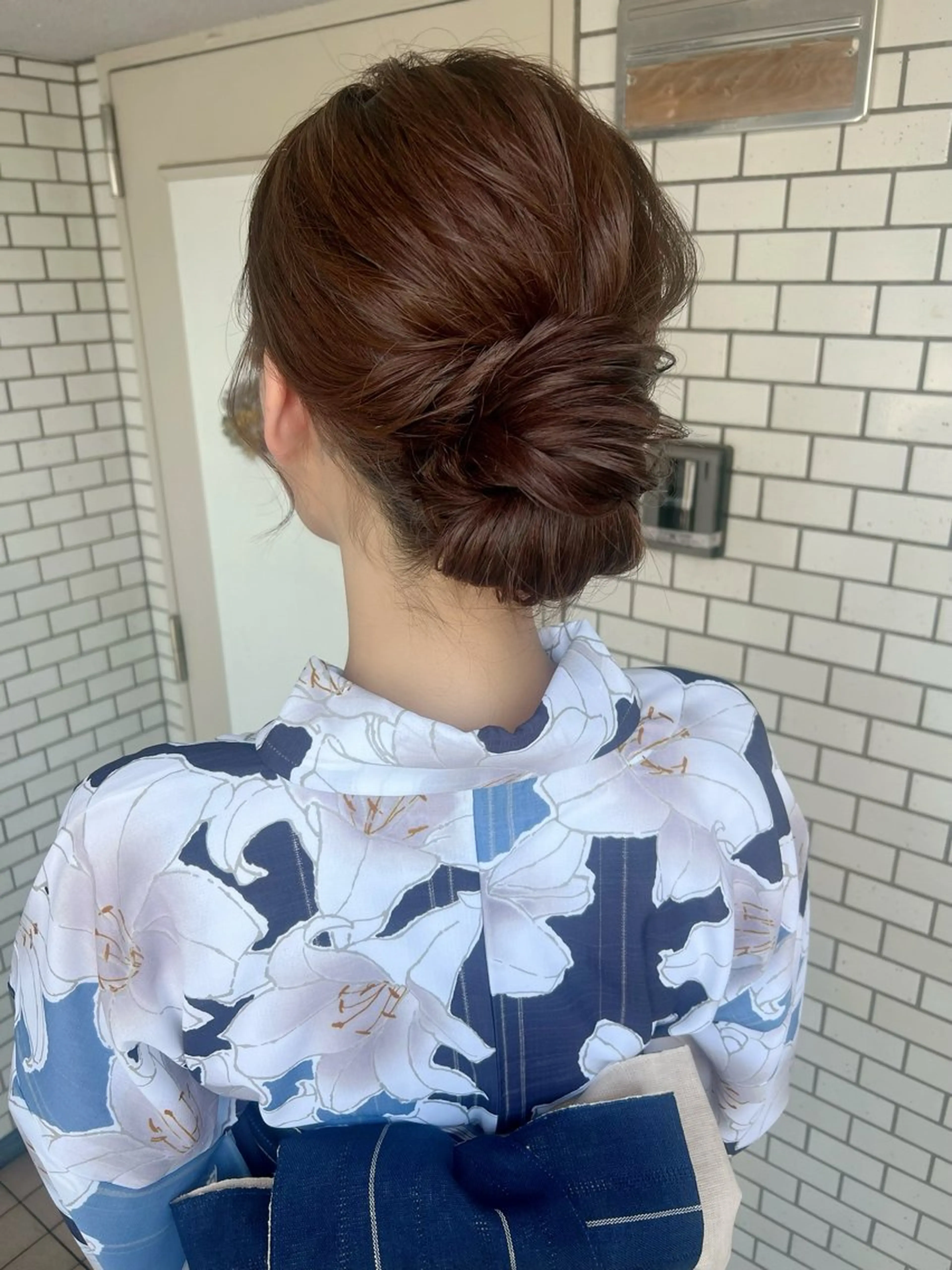 ヘアアレンジ 浴衣 大人可愛いヘアメイク 💋🧚‍♀️しずかのヘアスタイル