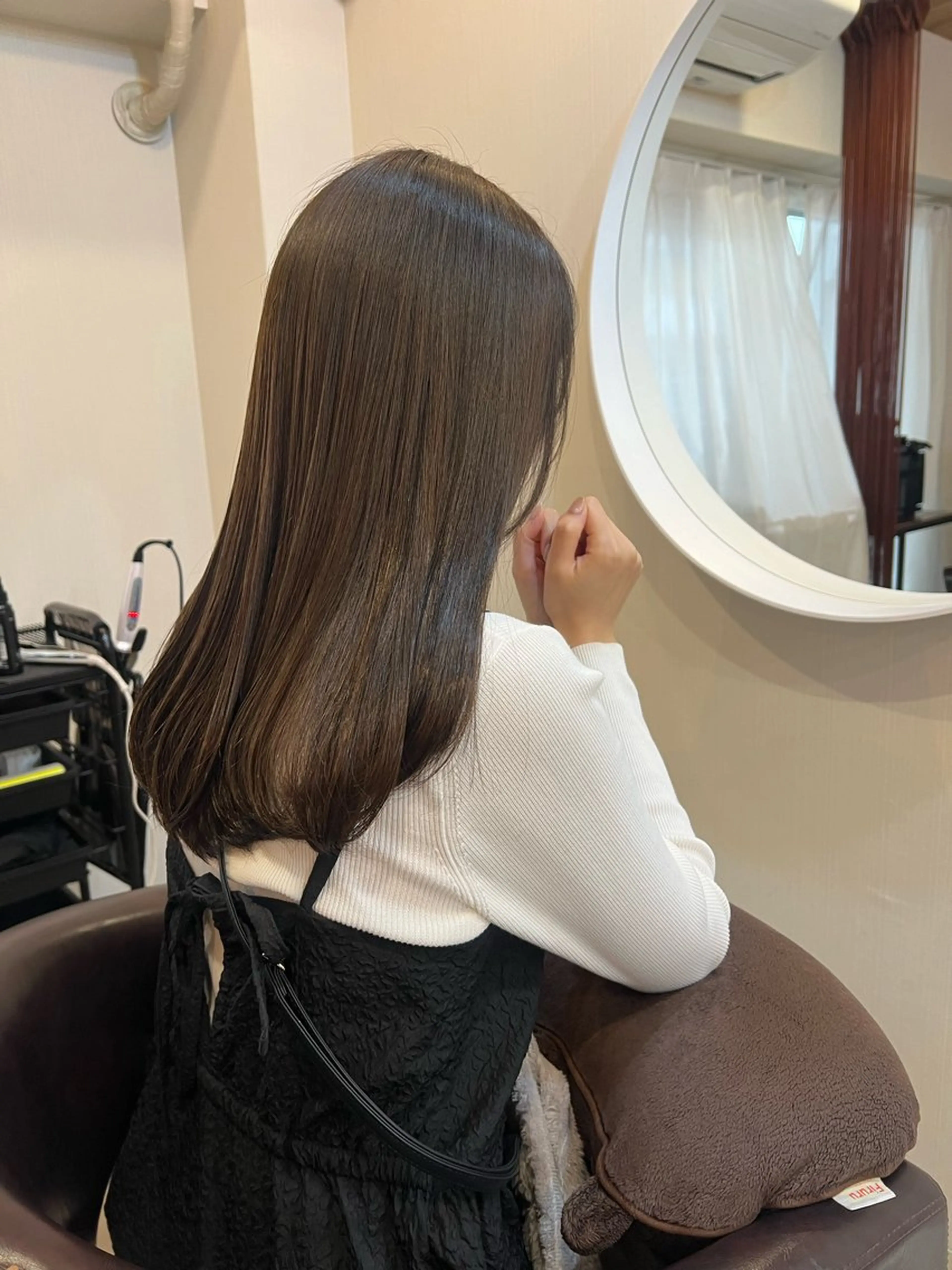 ロング カラー カット ヘアカラー トリートメント トレンドと似合わせ/ マンツーマン/西上楓のヘアスタイル