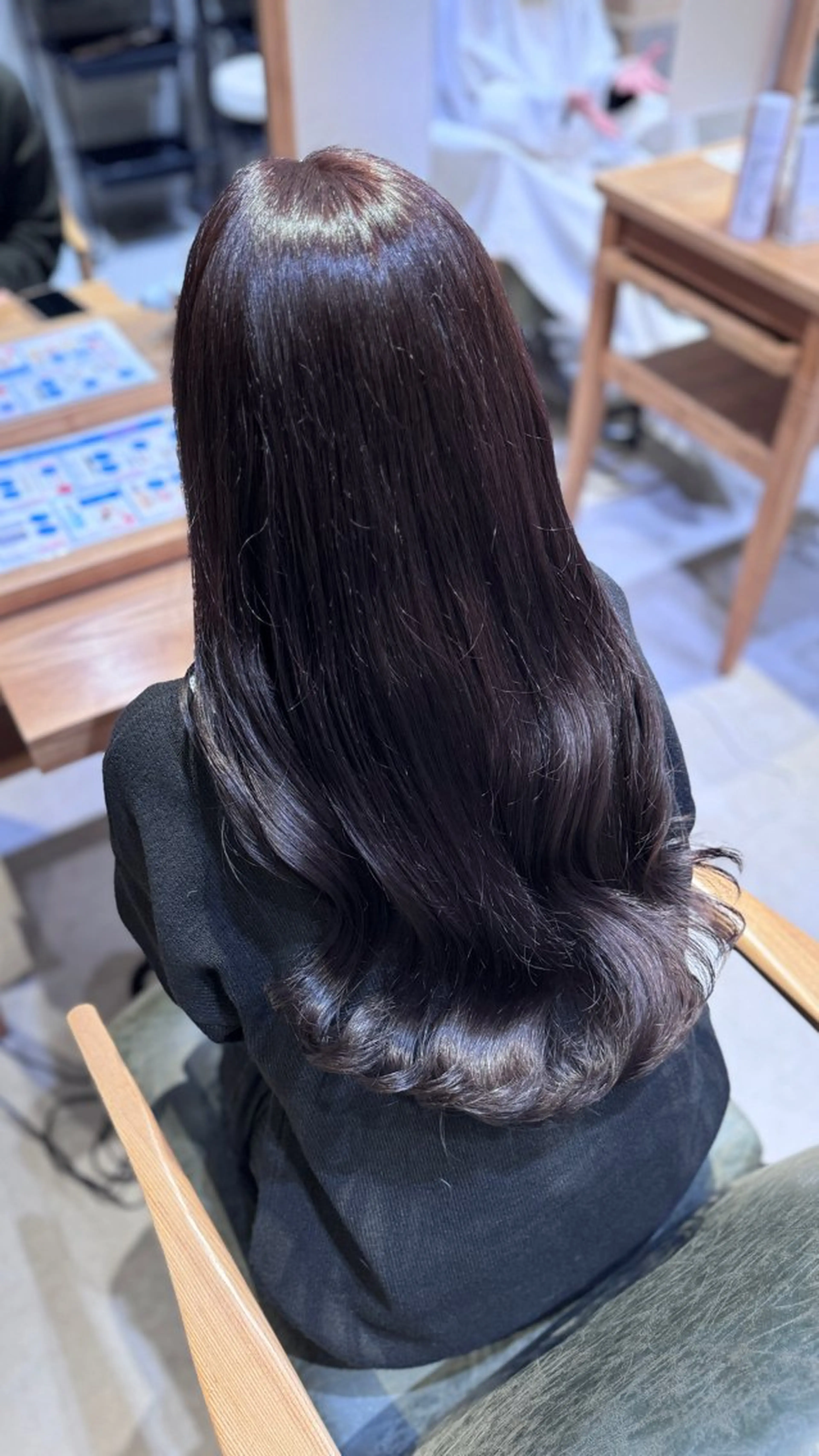 🎀メンテナンスカット+ ワンカラー + 髪質改善トリートメントの写真