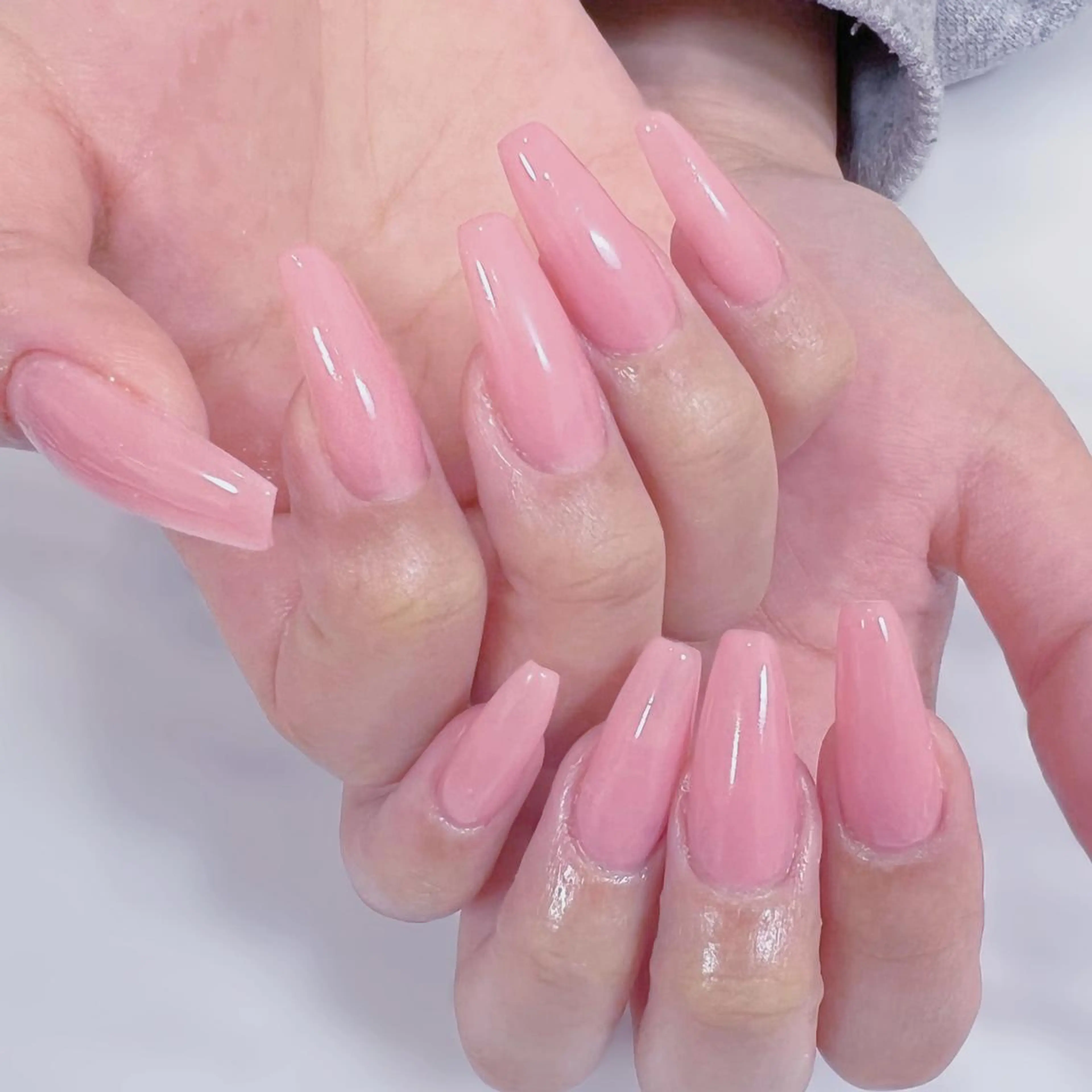 ネイル ワンカラーネイル スカルプネイル DIAMOND 💦のネイルデザイン