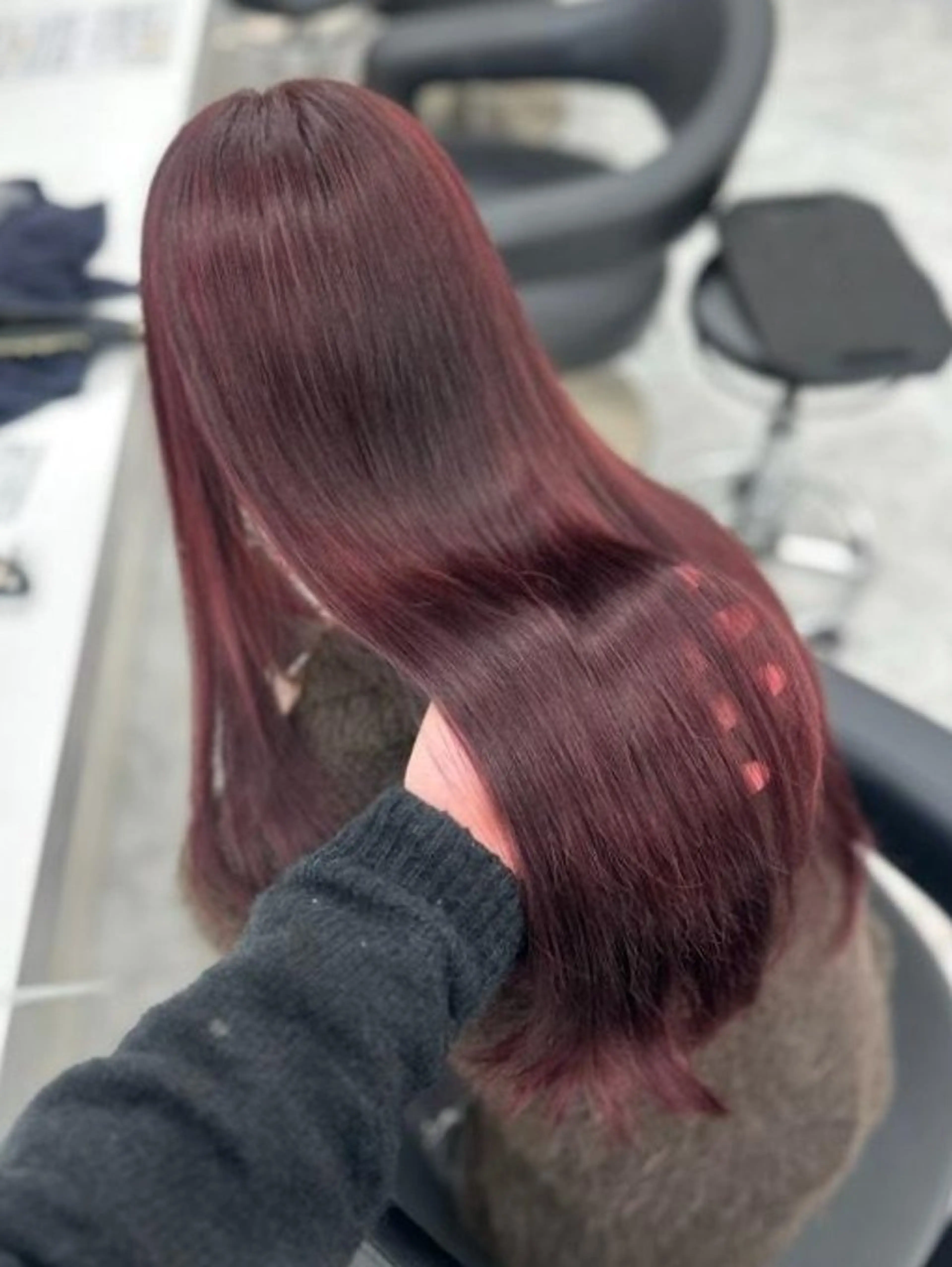 カラー ブリーチ ケアブリーチ ブリーチなしカラー 髪質改善 ヘアカラー 🍒renka🍒 ボブ/ショート/暖色のヘアスタイル