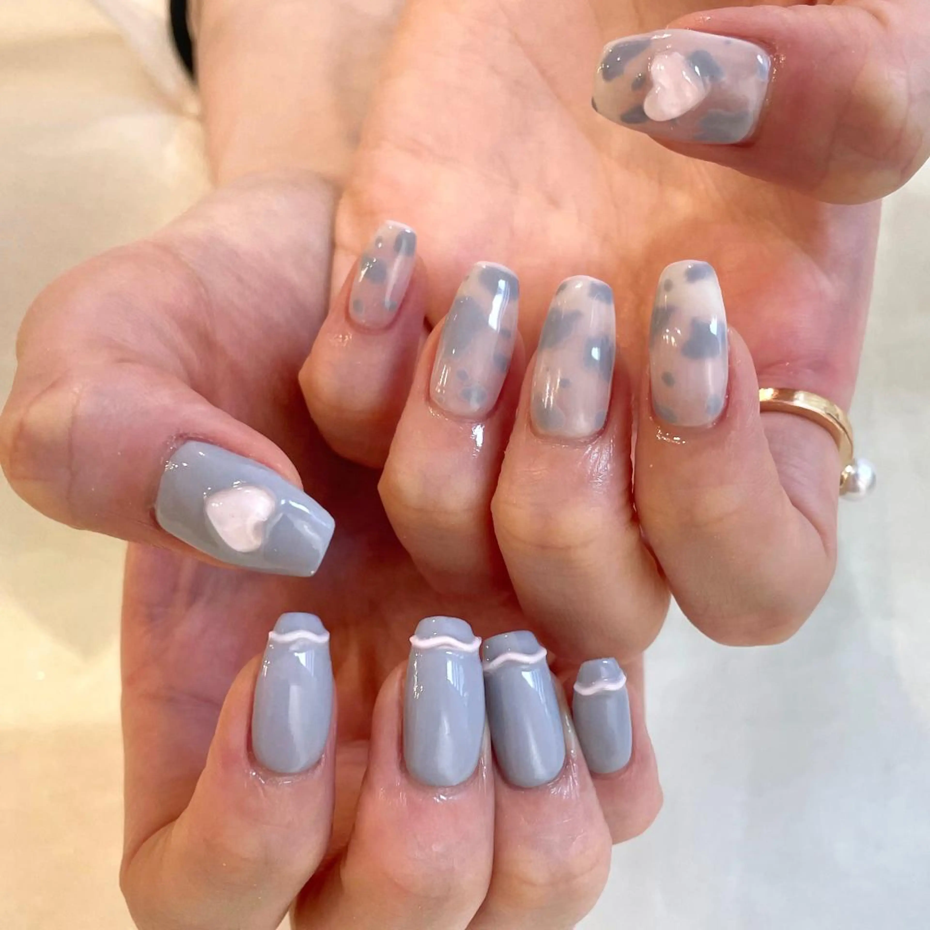 ネイル ハンドネイル 新井 ひなののネイルデザイン