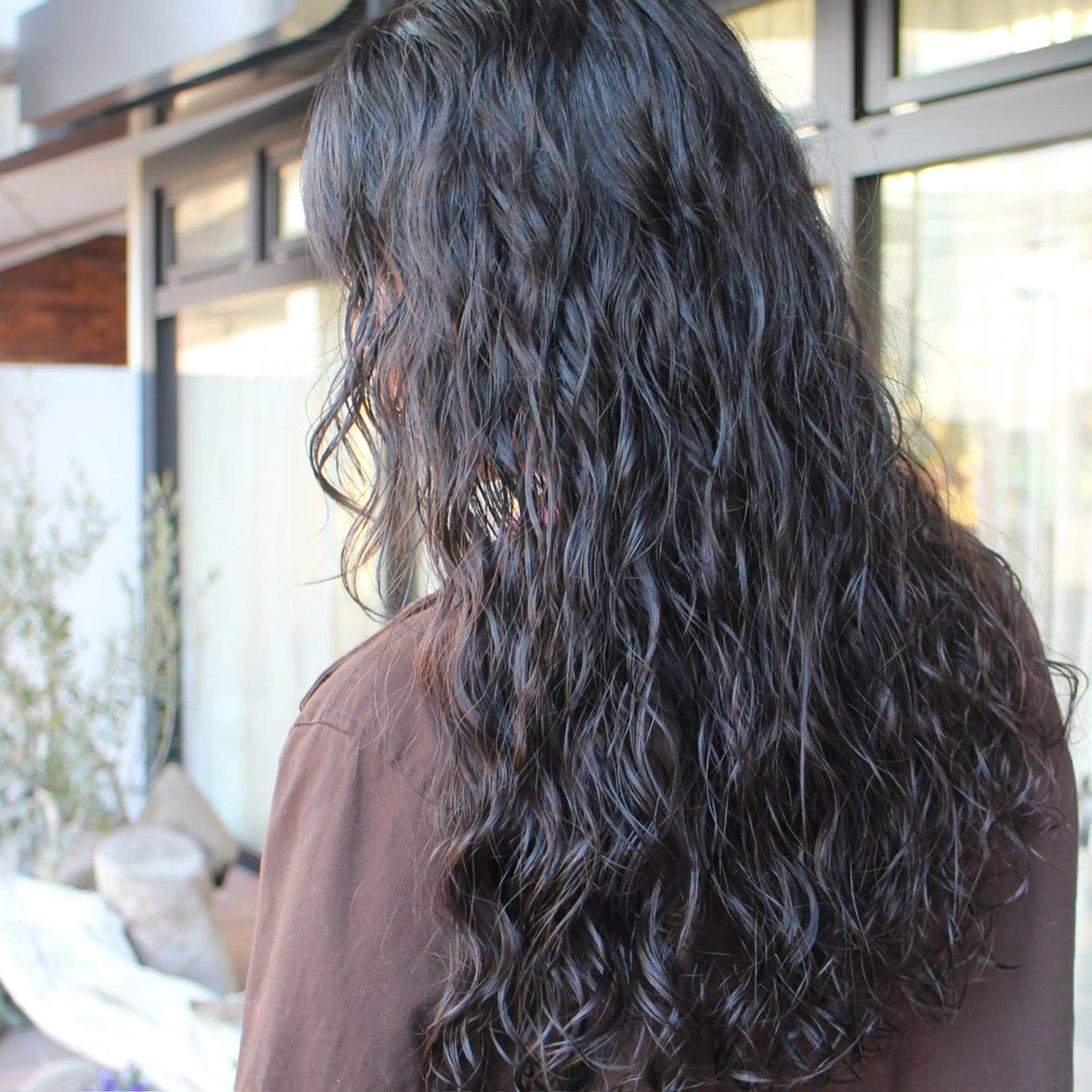 ロング パーマ カーリーパーマ/ 透明ｶﾗｰ/MIKUのヘアスタイル