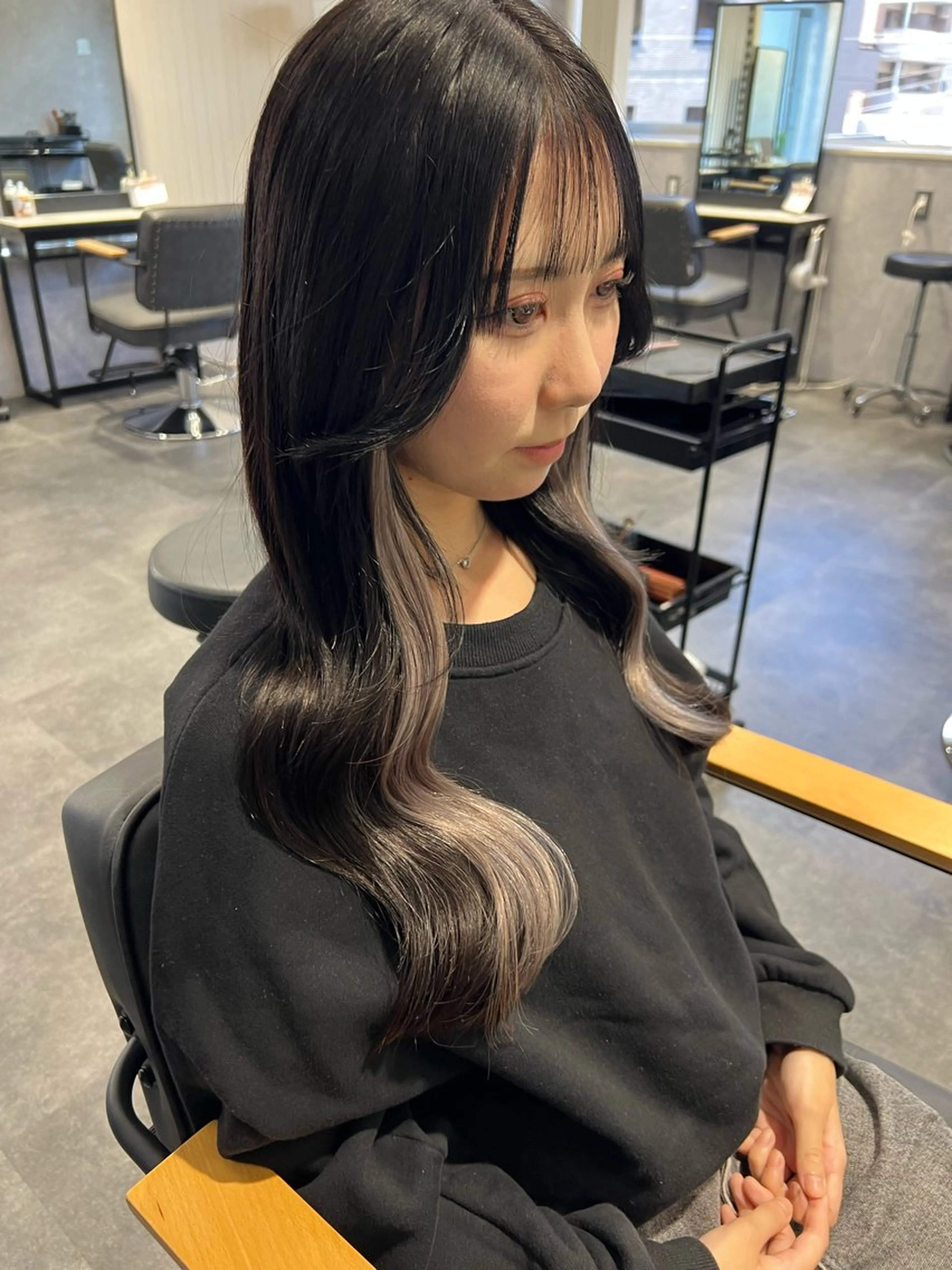 ロング Fi-Ne 横浜所属・✨プルエクステ✨/ モデル募集🍑のヘアスタイル