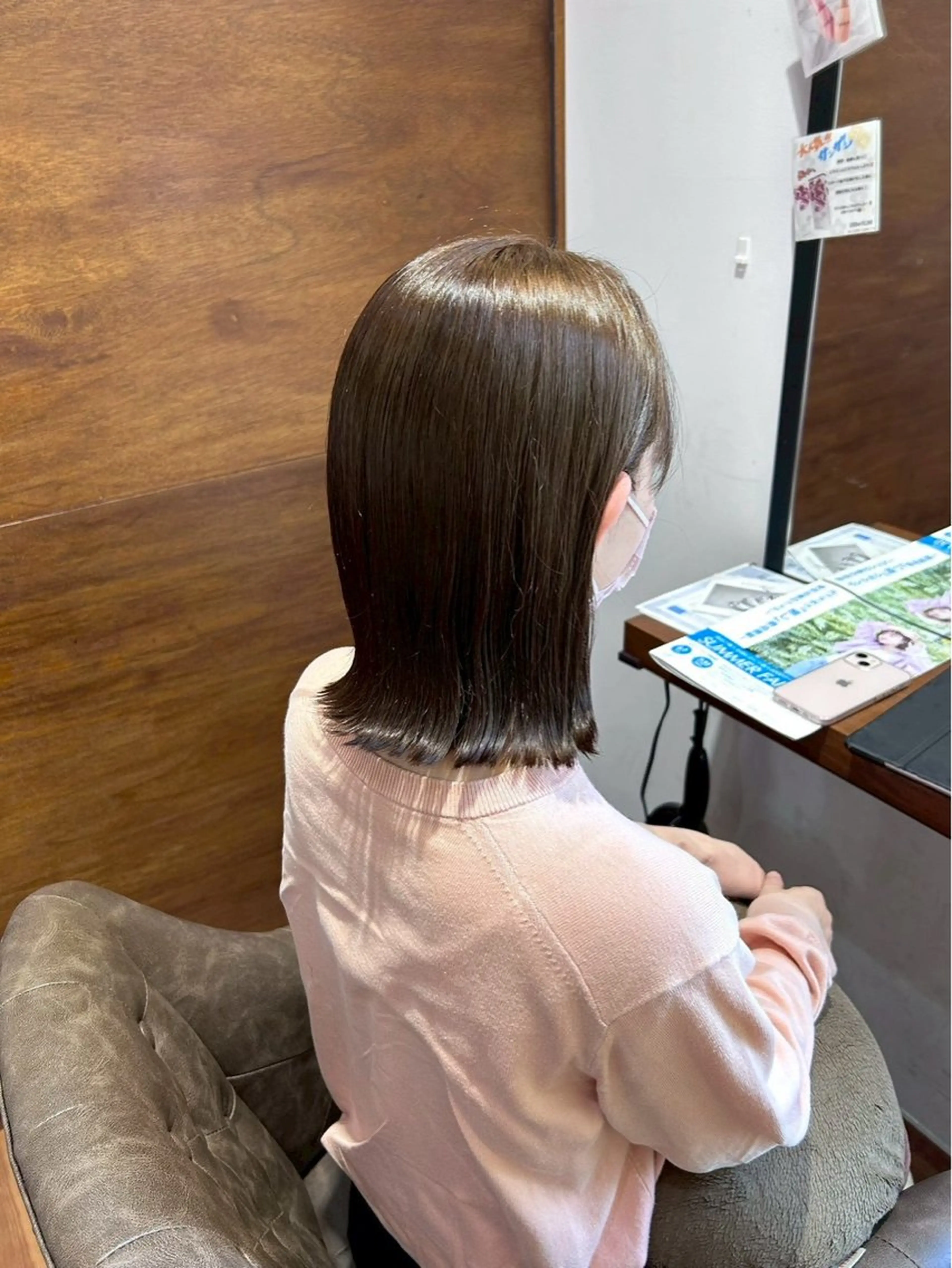 ミディアム 伴 星来のヘアスタイル