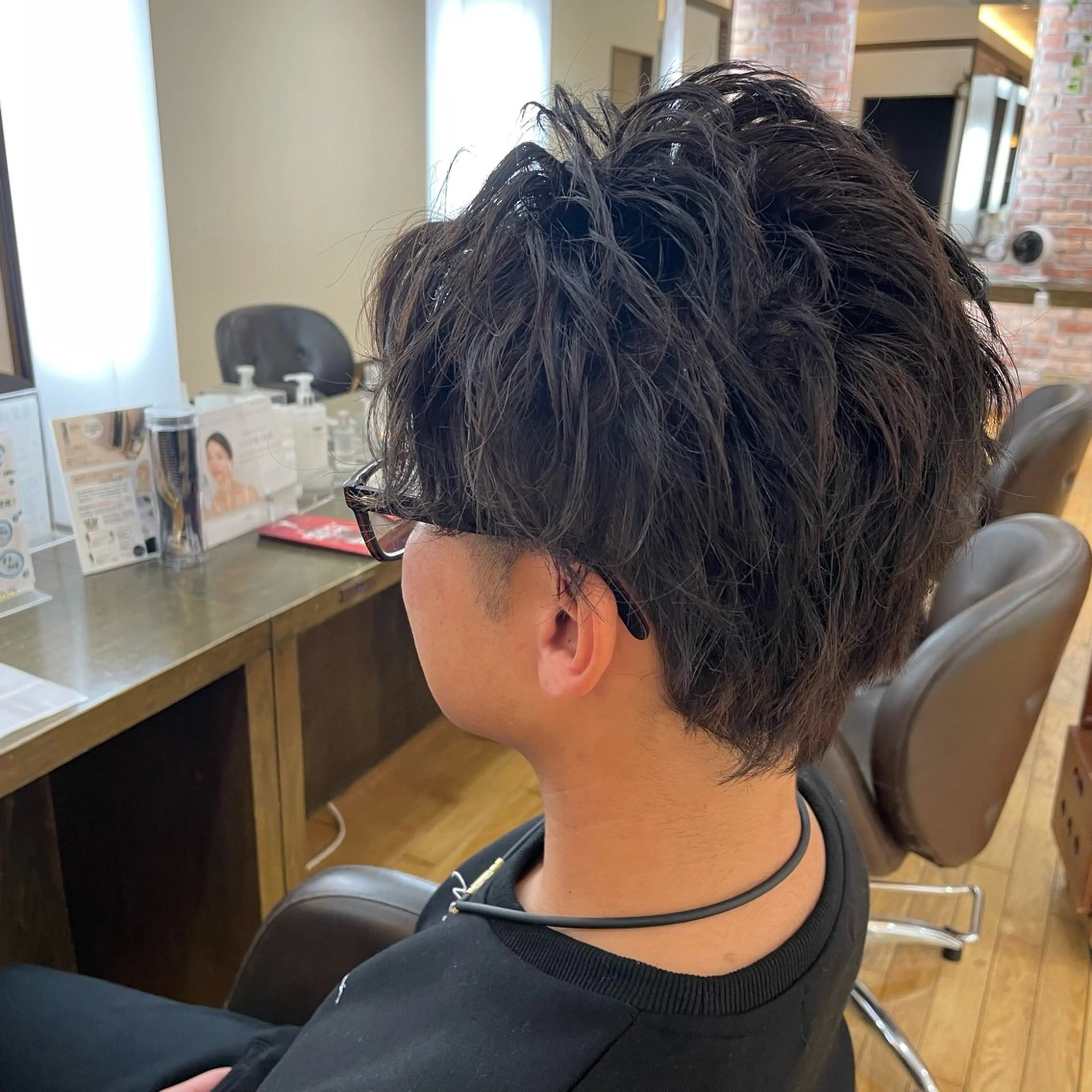 ショート カラー メンズ 濱口 由華のヘアスタイル