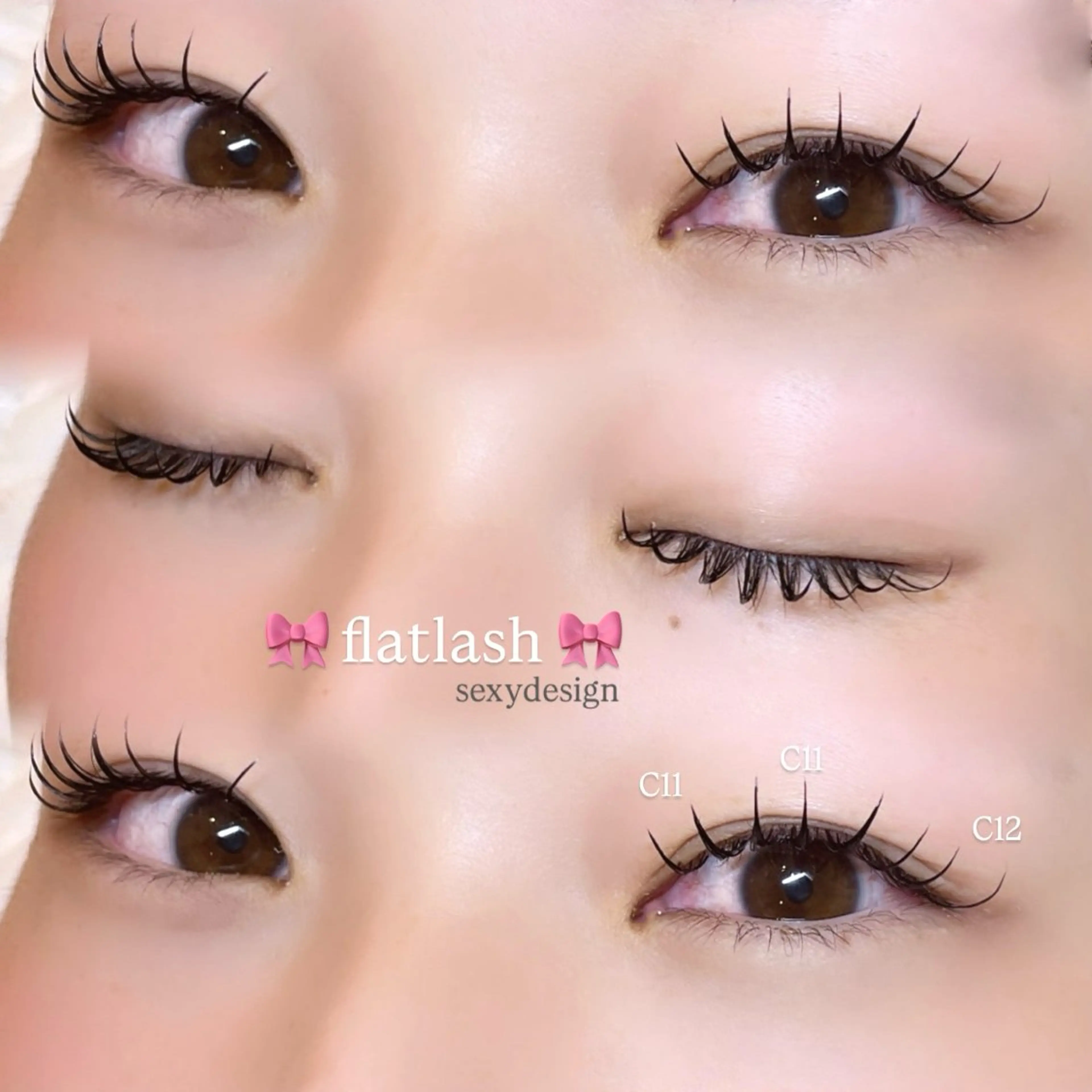 マツエク・マツパ Mell Yuuna ♡パリエク /束感のマツエク・マツパデザイン