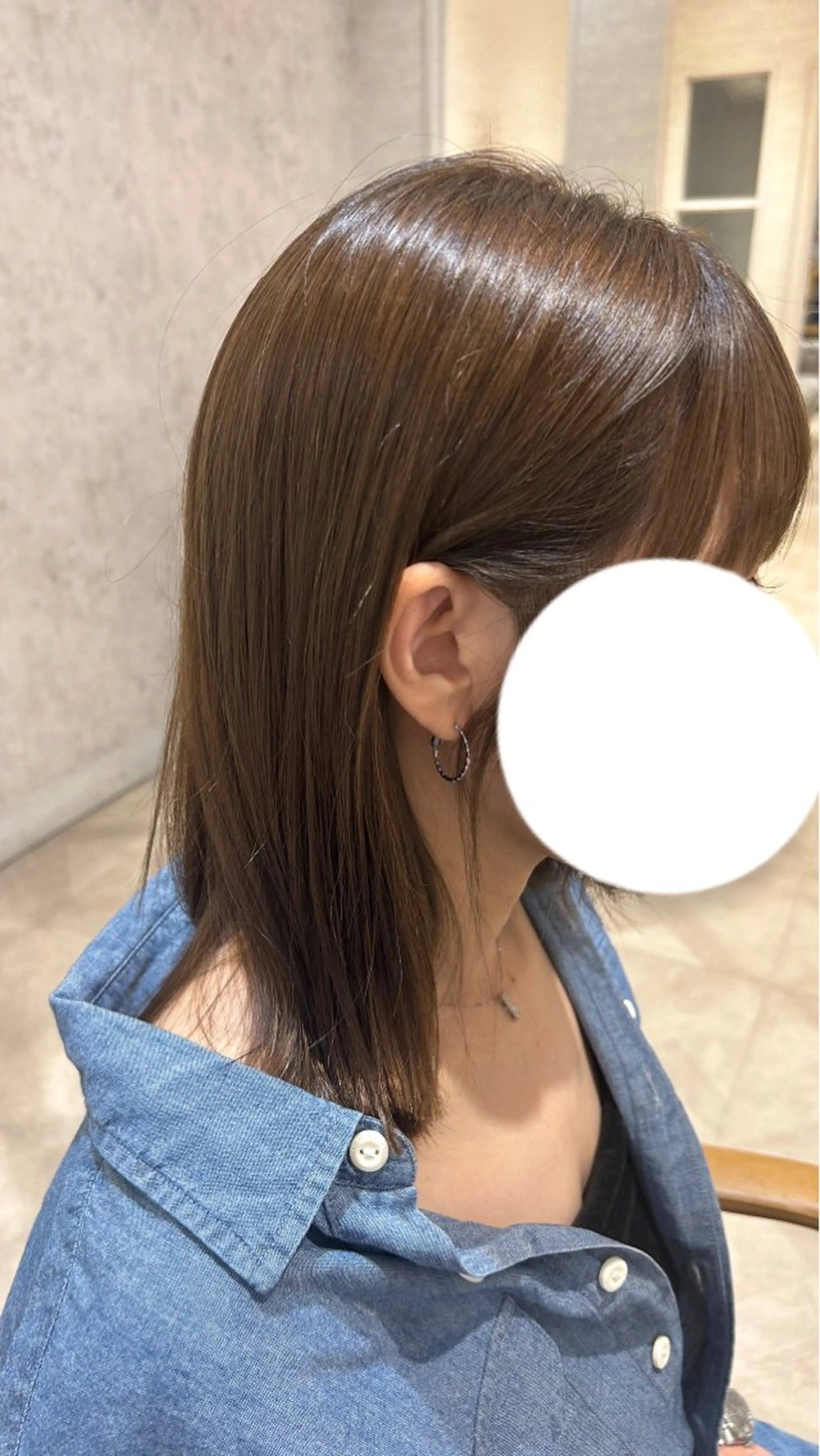 ミディアム La Bonheur hair Olivier北千住店【ラボヌールヘアーオリヴィエ】所属・RAN 🎀のヘアスタイル