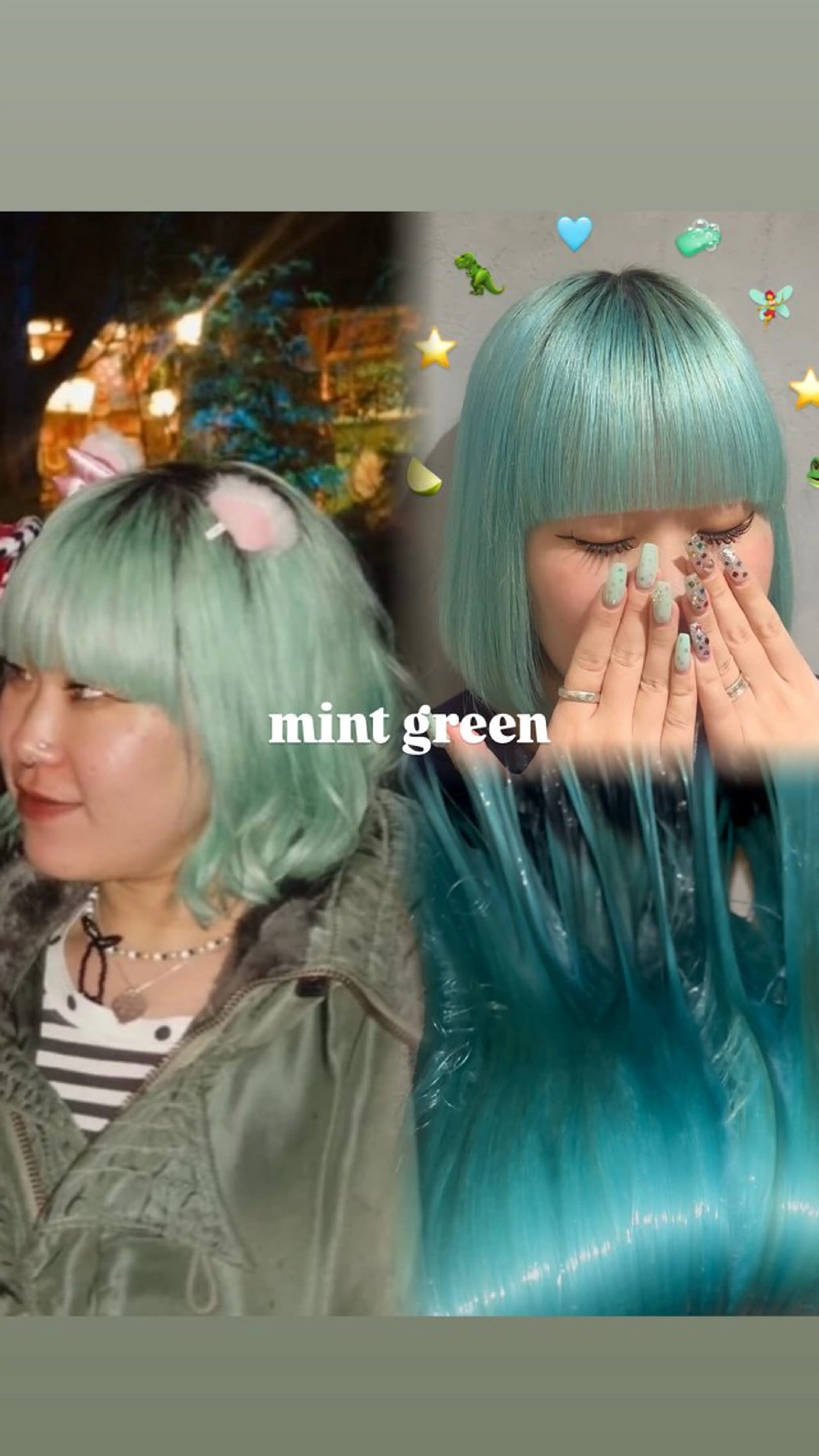 【人気NO.1メニュー】🩵寒色ワンカラー🩵の写真