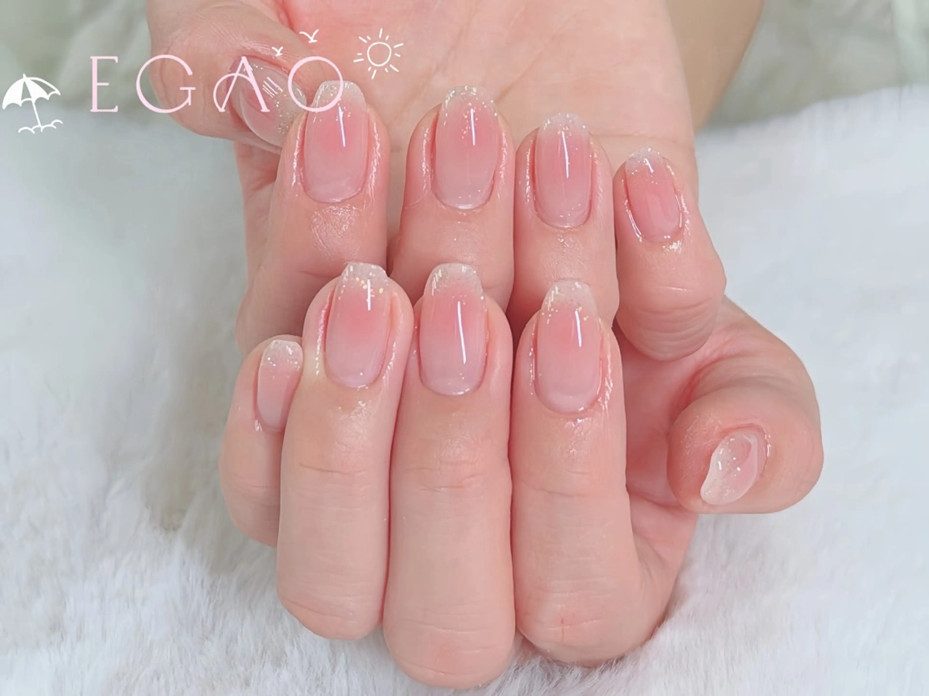 ネイル アートネイル フットネイル フレンチネイル ジェルネイル グラデーション ハンドネイル Egao Nail Salonのネイルデザイン
