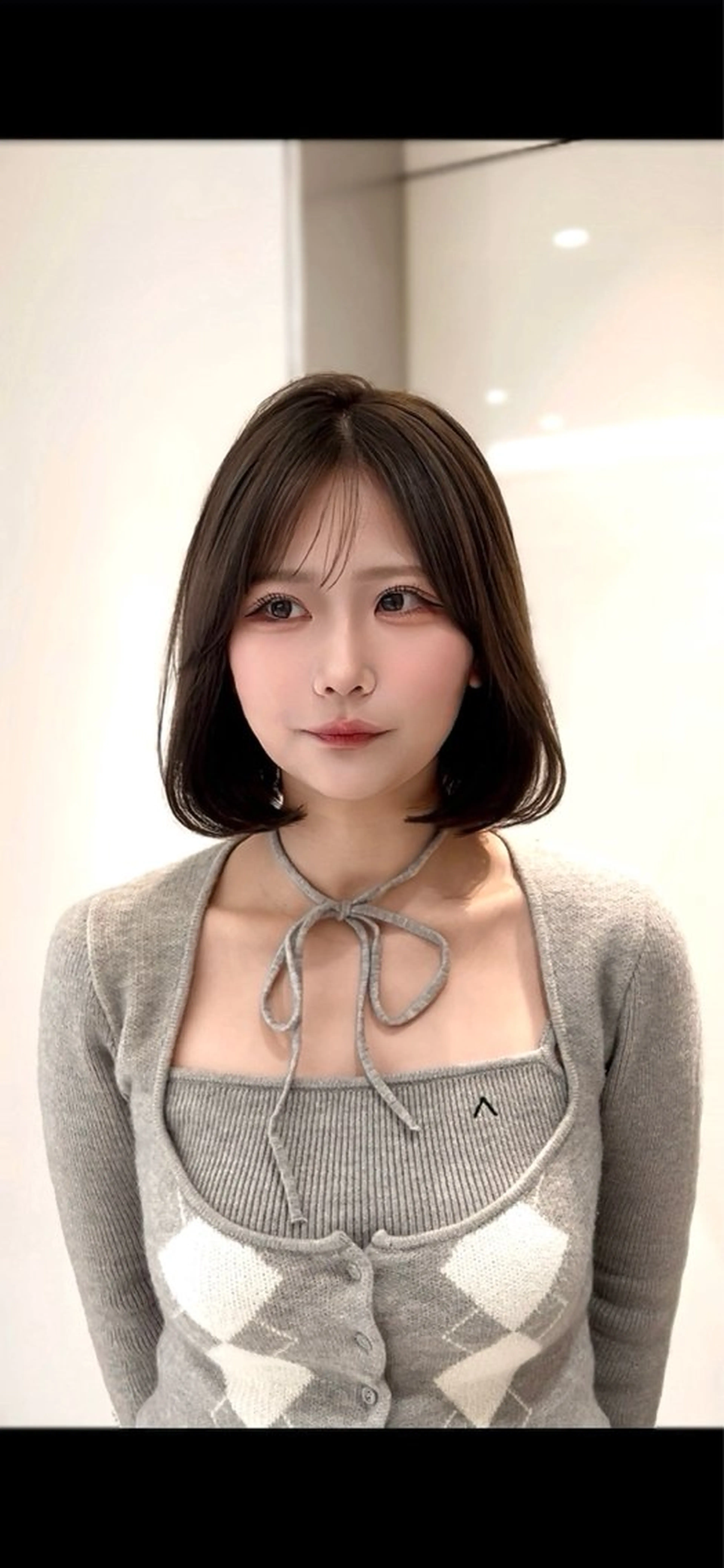 ショート カラー カット ヘアカラー トリートメント 顔周り/透明感 🤍銀座RINOSEのヘアスタイル