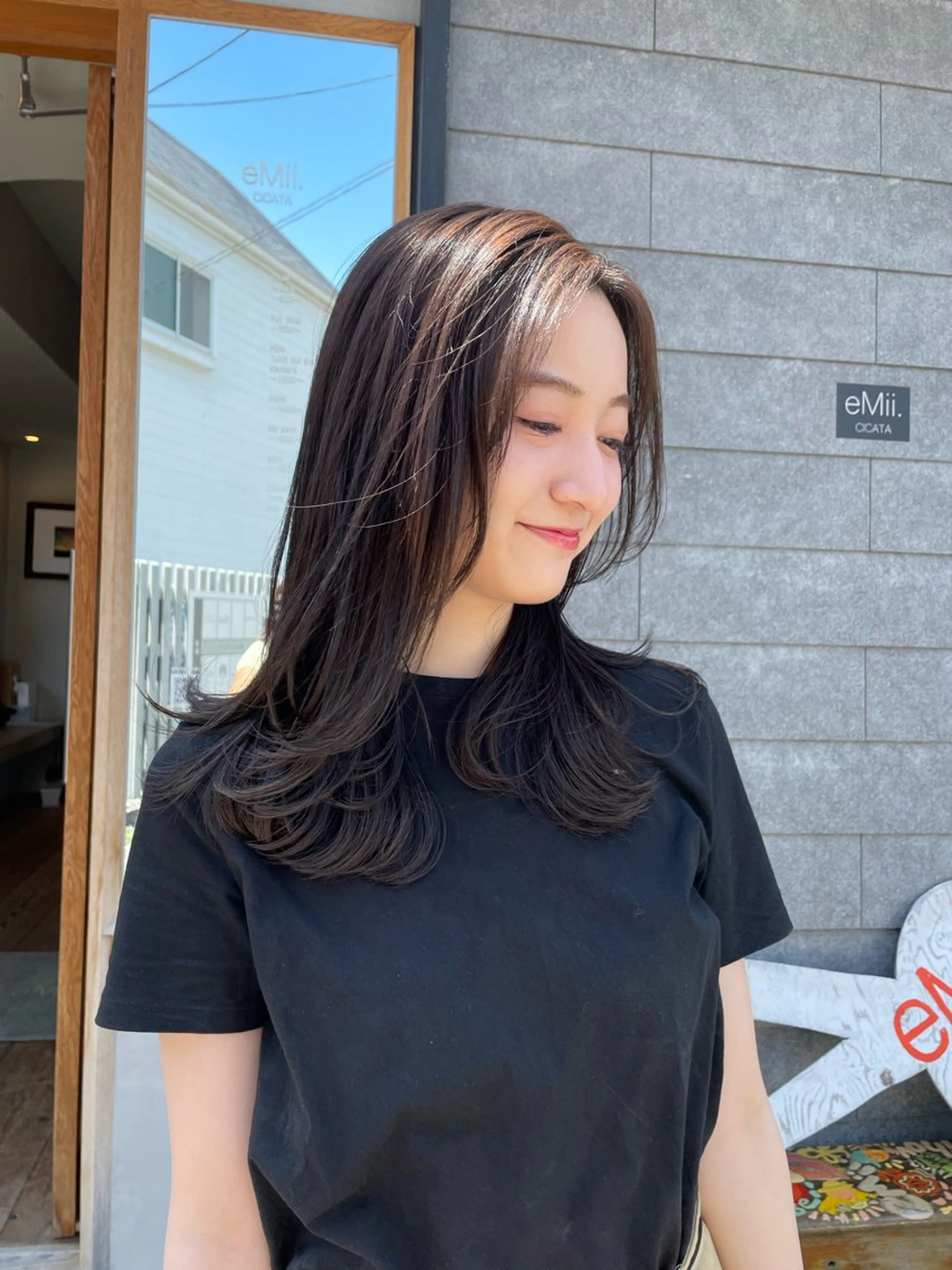 🌈 【‼️当日‼️限定価格】 🌈プレミアムカラー+髪質改善ストレート💫+高保湿トリートメント✨🪞の写真