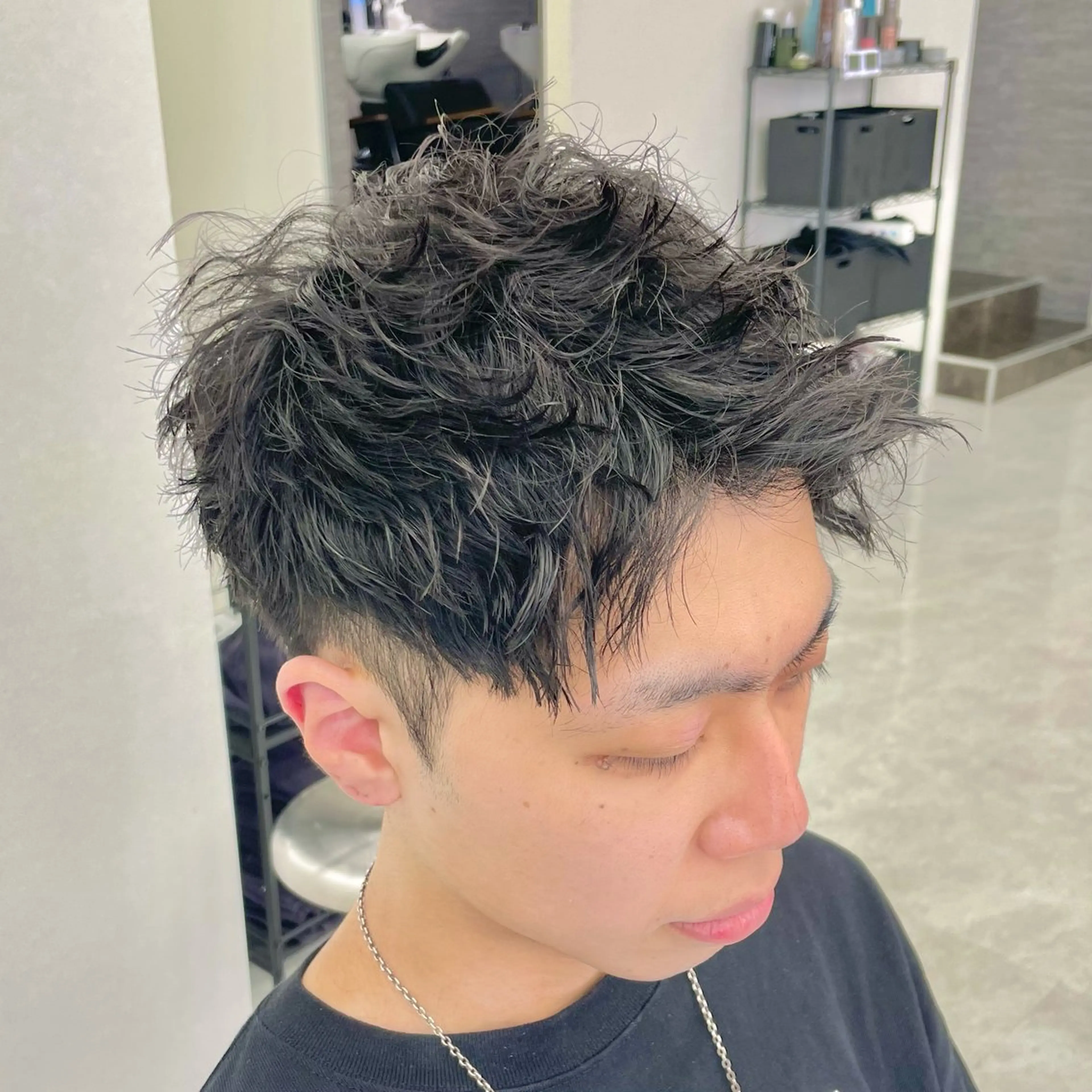 パーマ メンズ メンズカット特化✂︎ SHINGO 本厚木のヘアスタイル