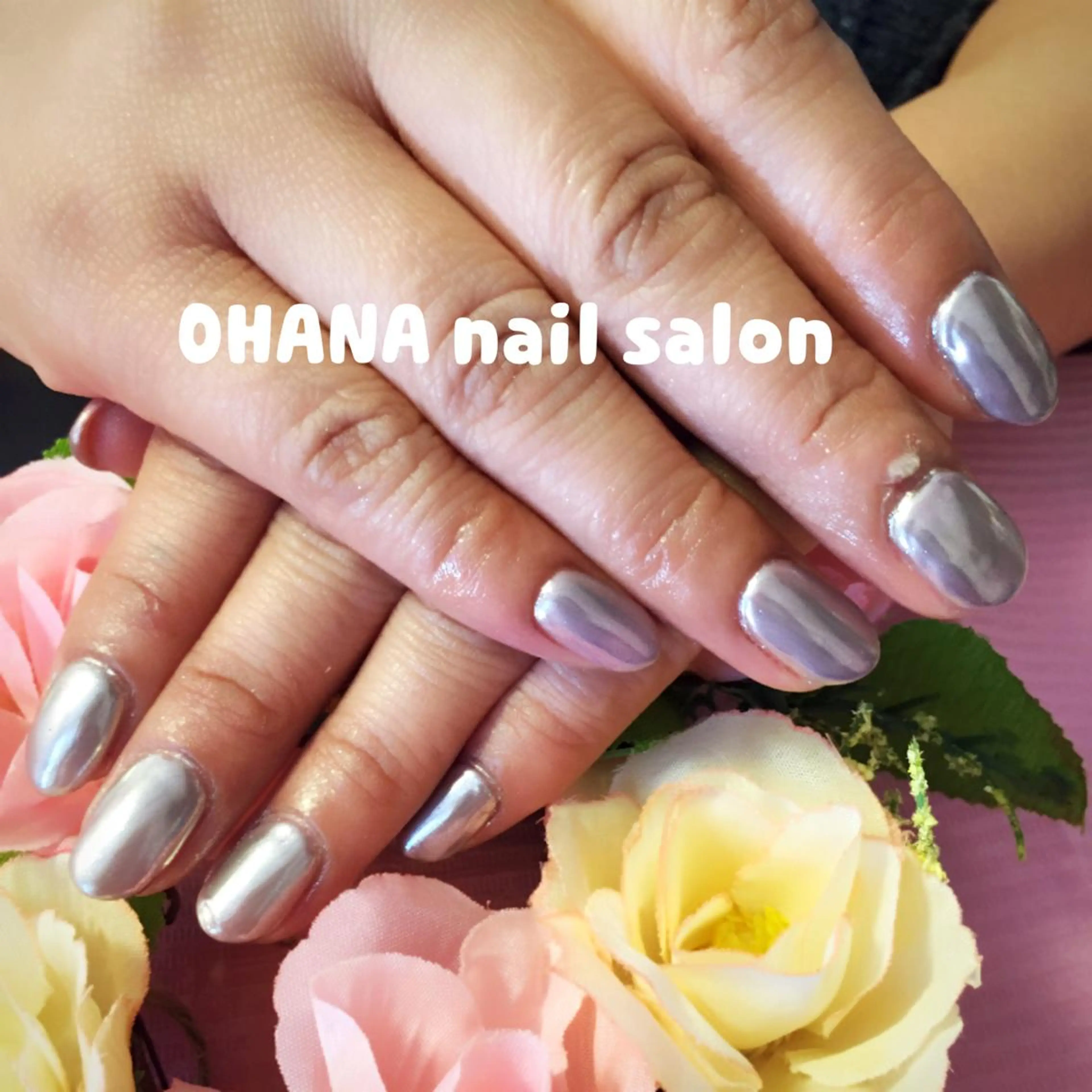 ネイル ジェルネイル ミラーネイル 那覇🏝️台湾人 ネイリストSHIUのネイルデザイン