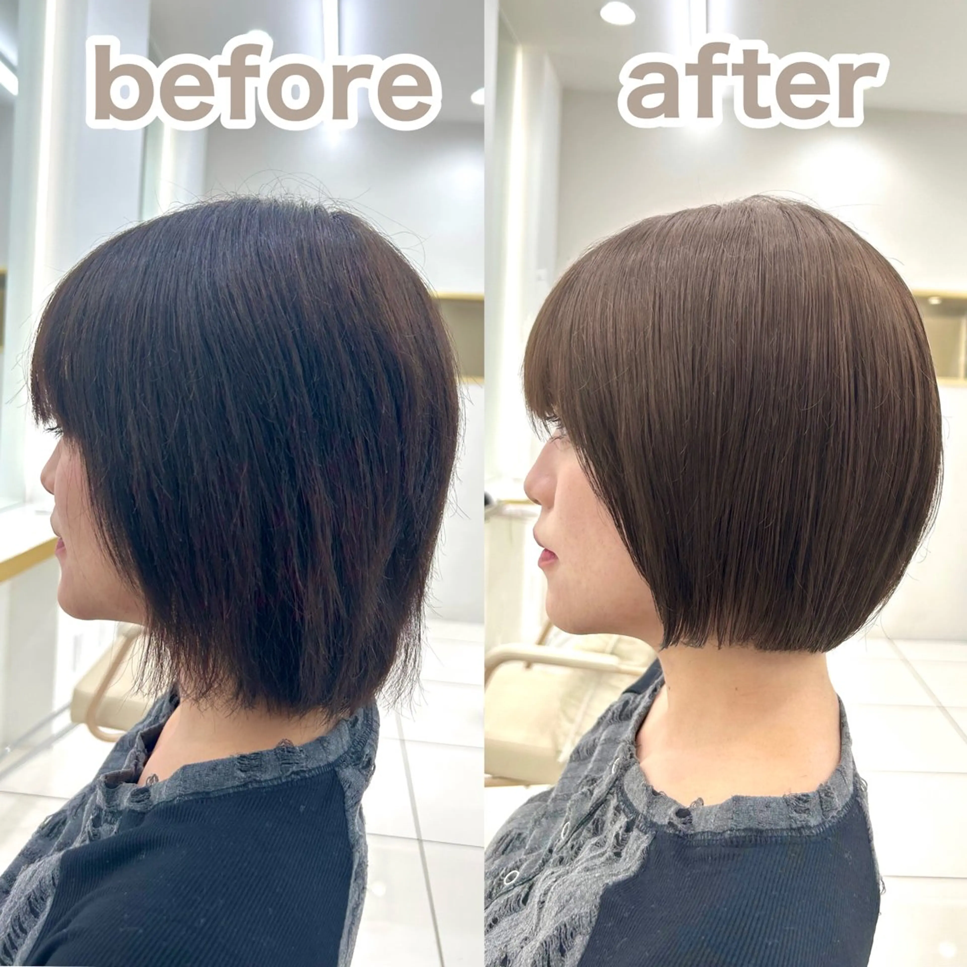 ショート 韓国顔まわり/前髪 /レイヤー/いつきのヘアスタイル